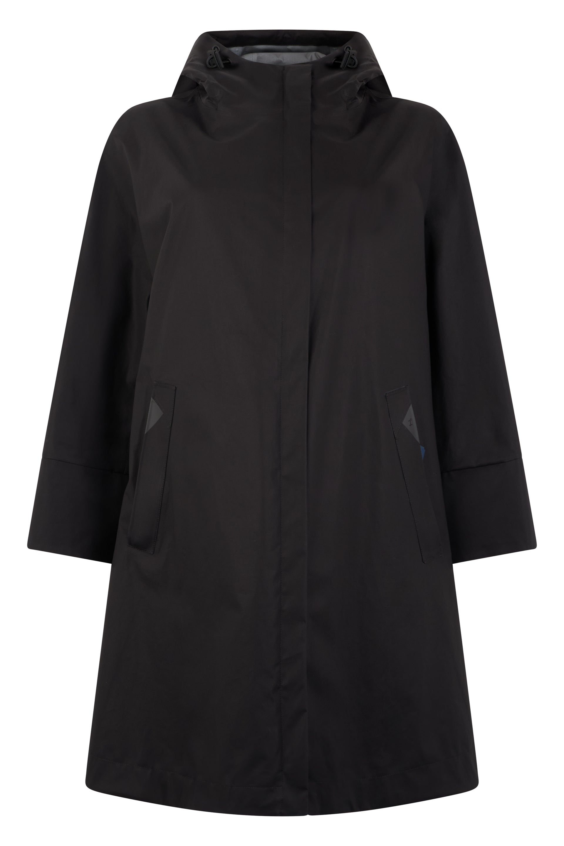 Elegant and comfortable black minimalist winter jacket