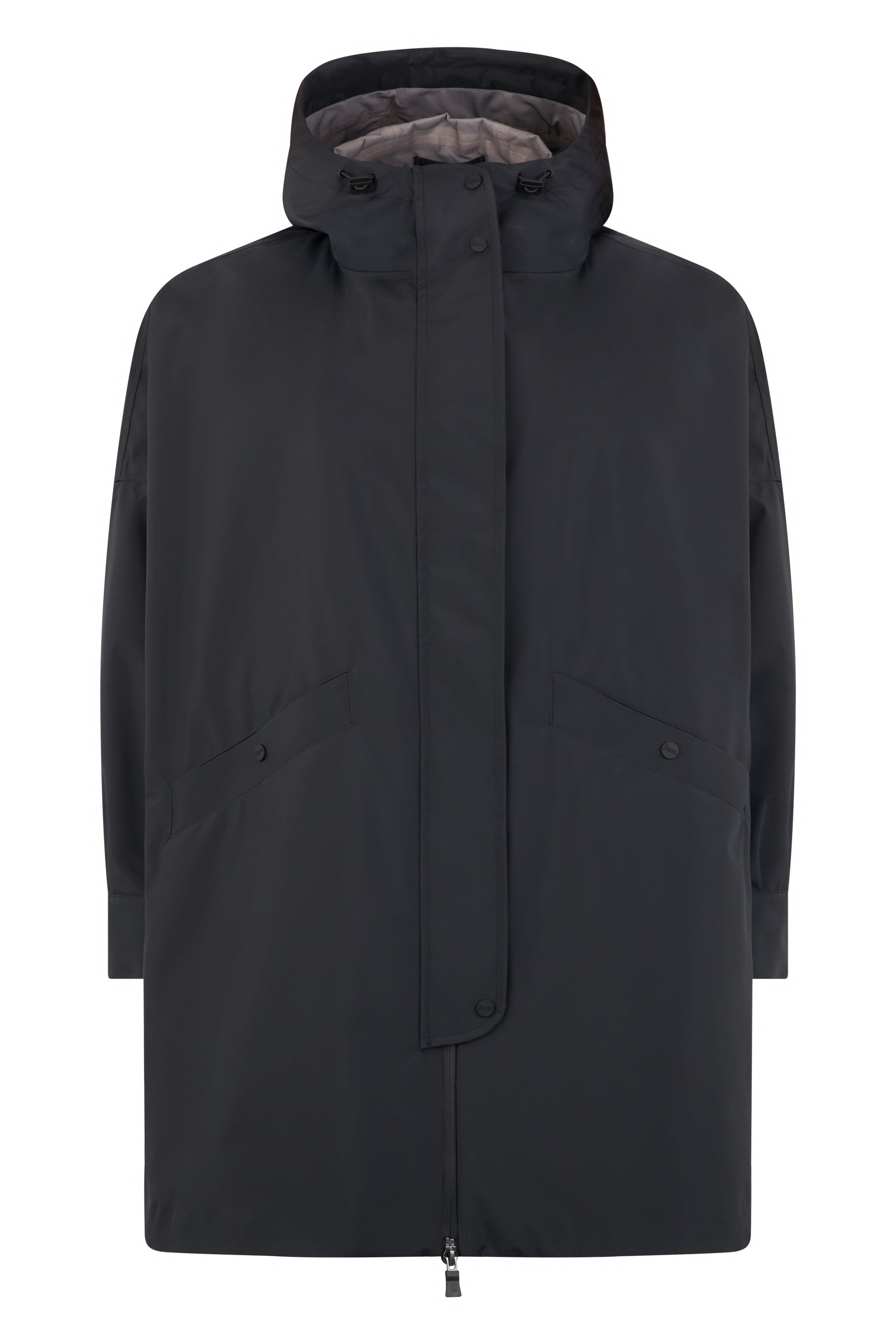 Black jacket with hood