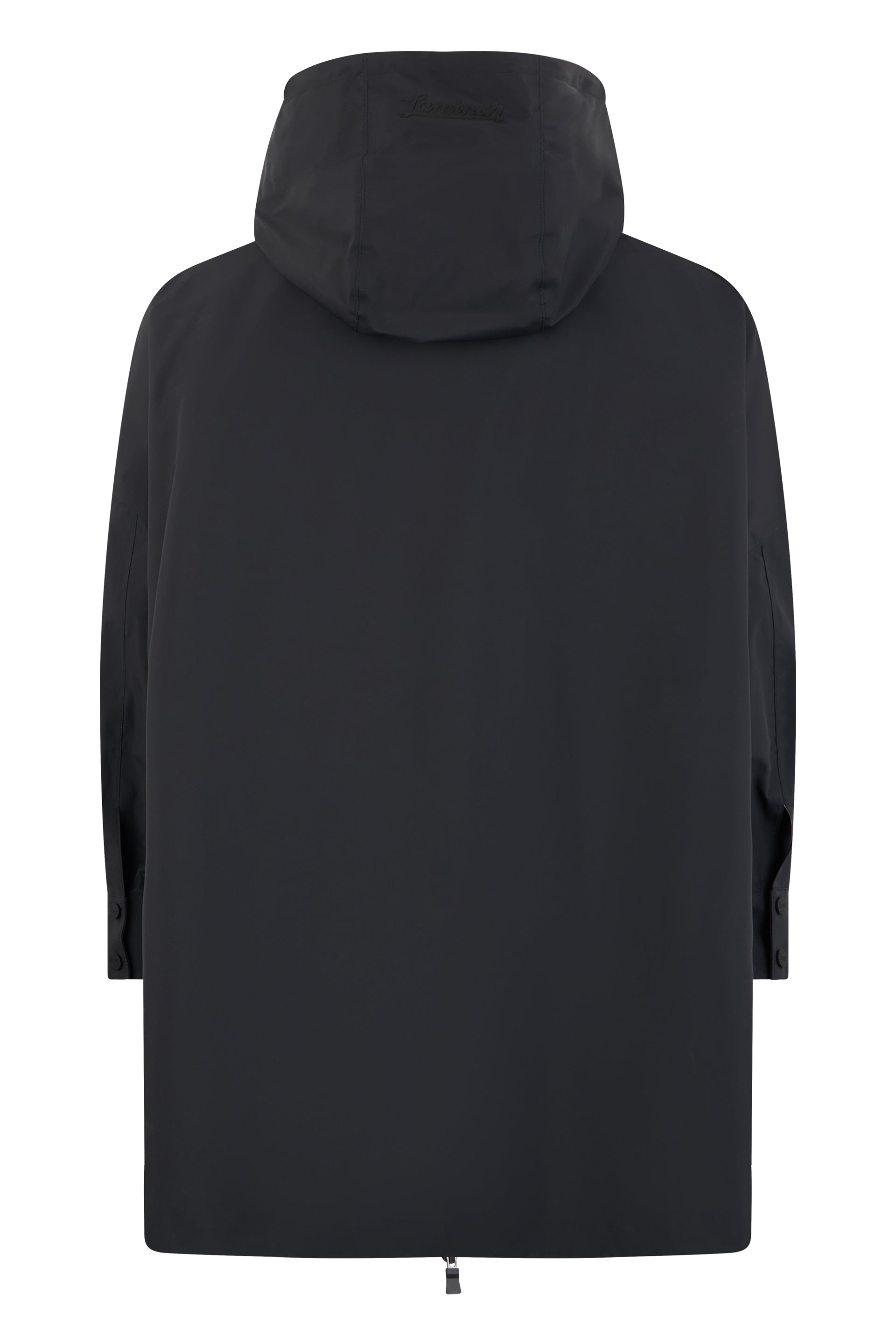 Black jacket with hood
