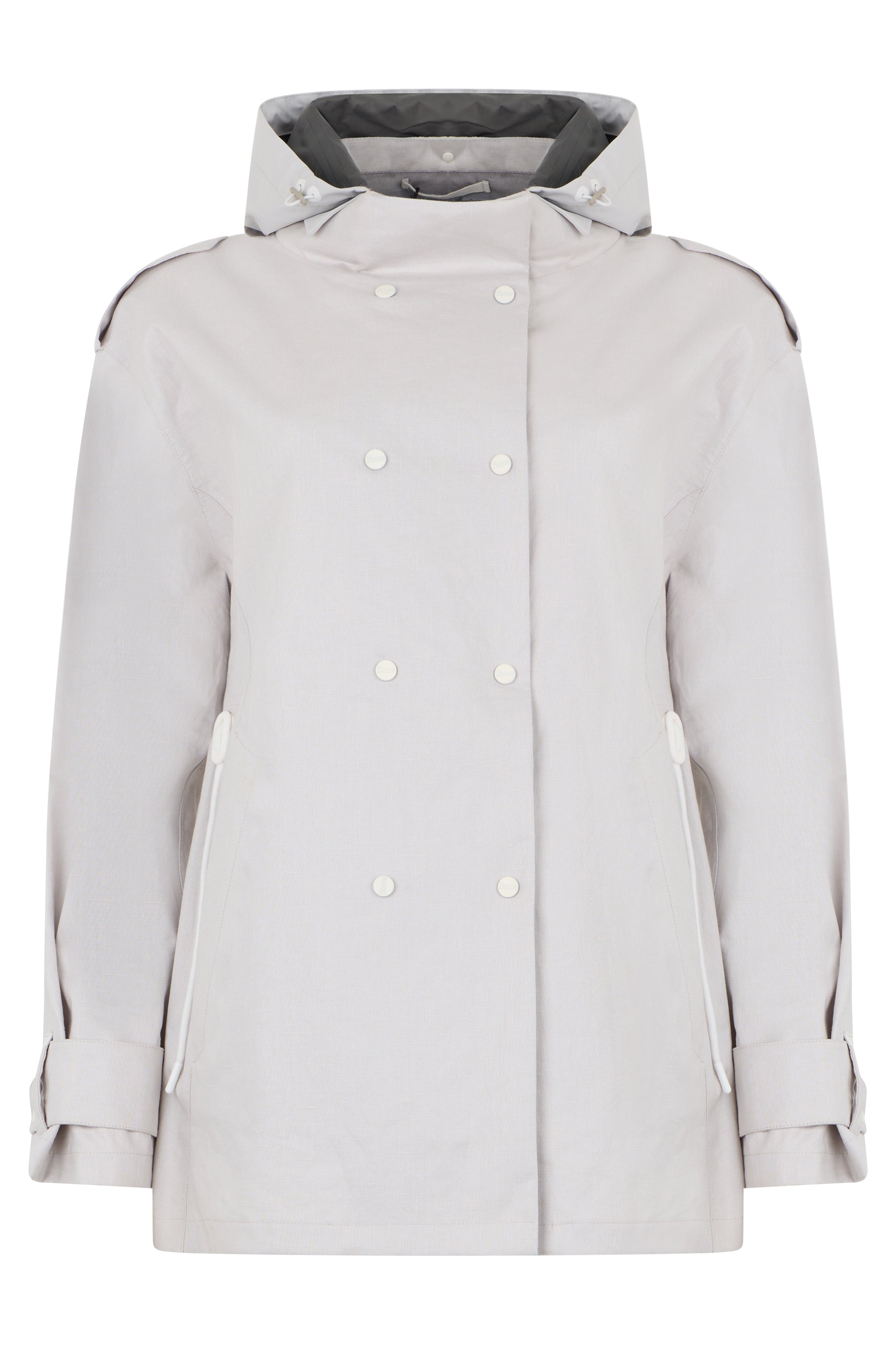 Lightweight technical jacket with adjustable hood