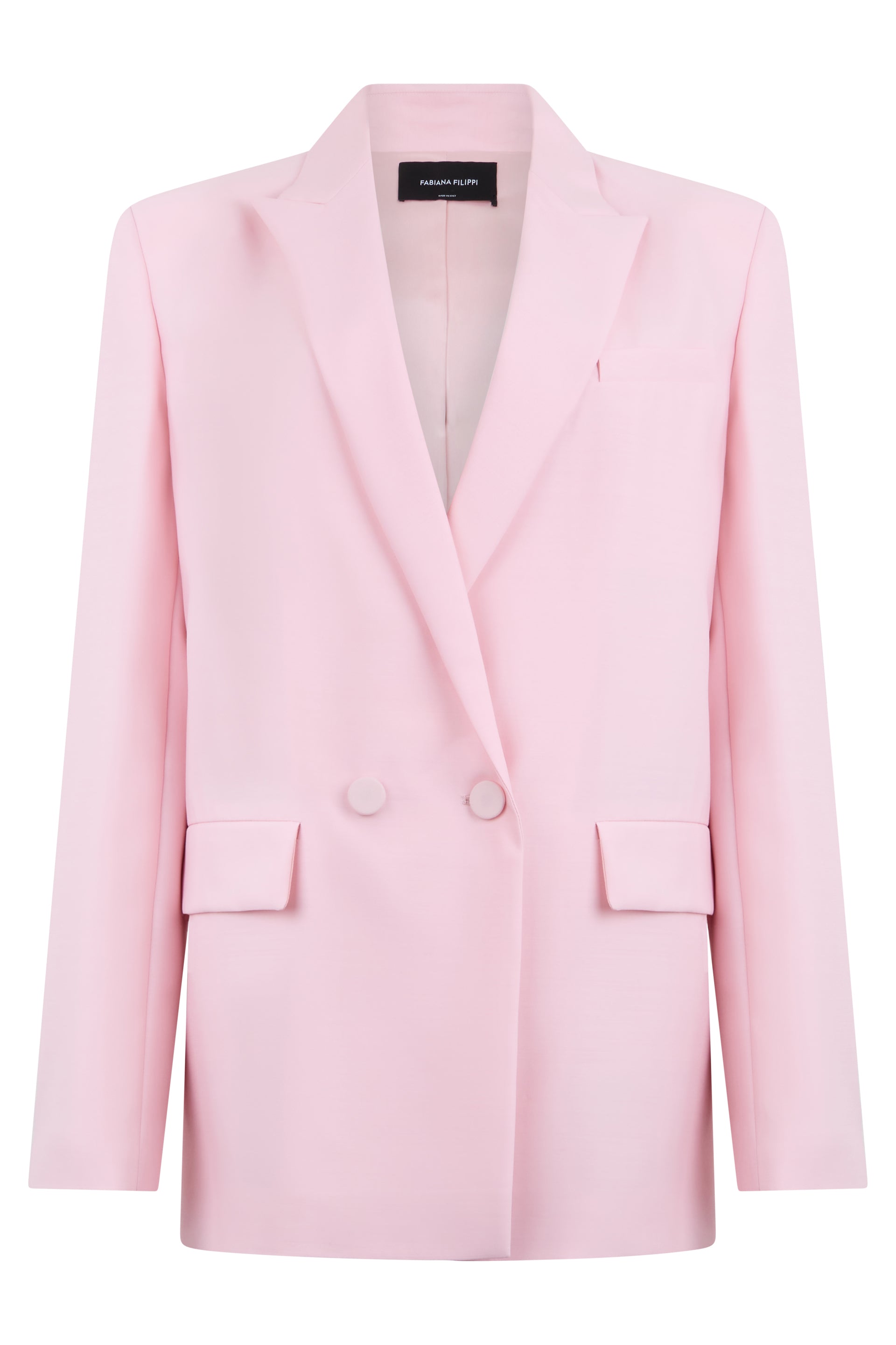 Pink elegant blazer jacket, classic and versatile