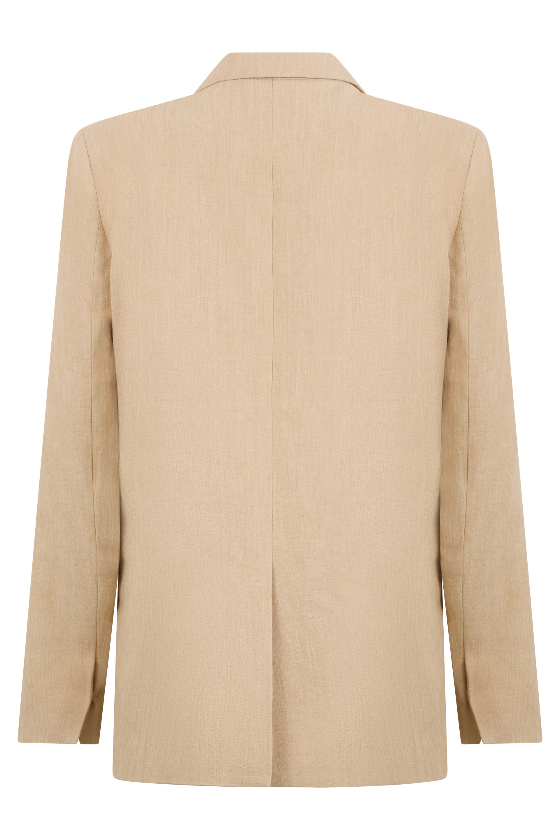 Beige Elegant Blazer for Versatile Comfort