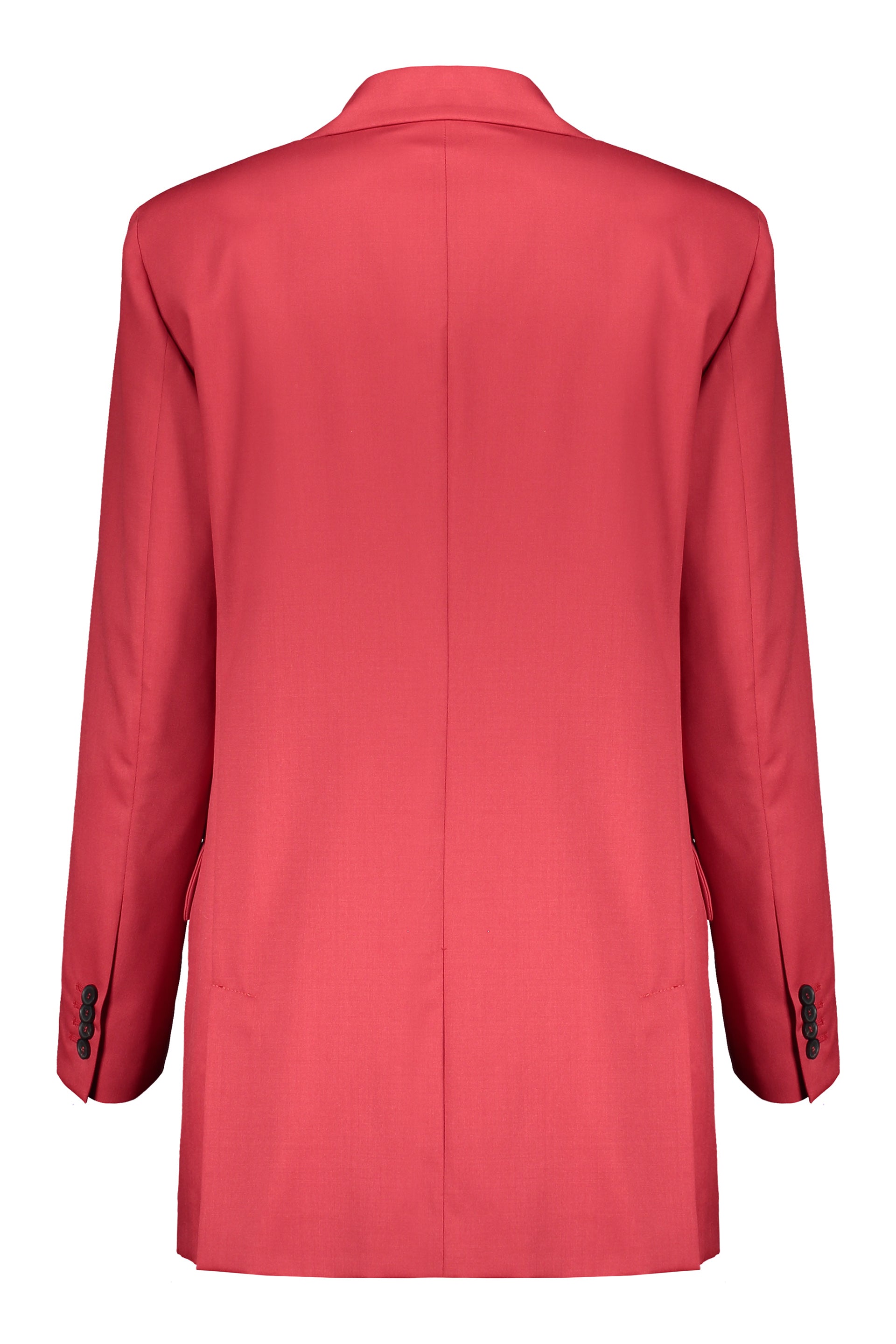 Virgin wool single-breasted blazer