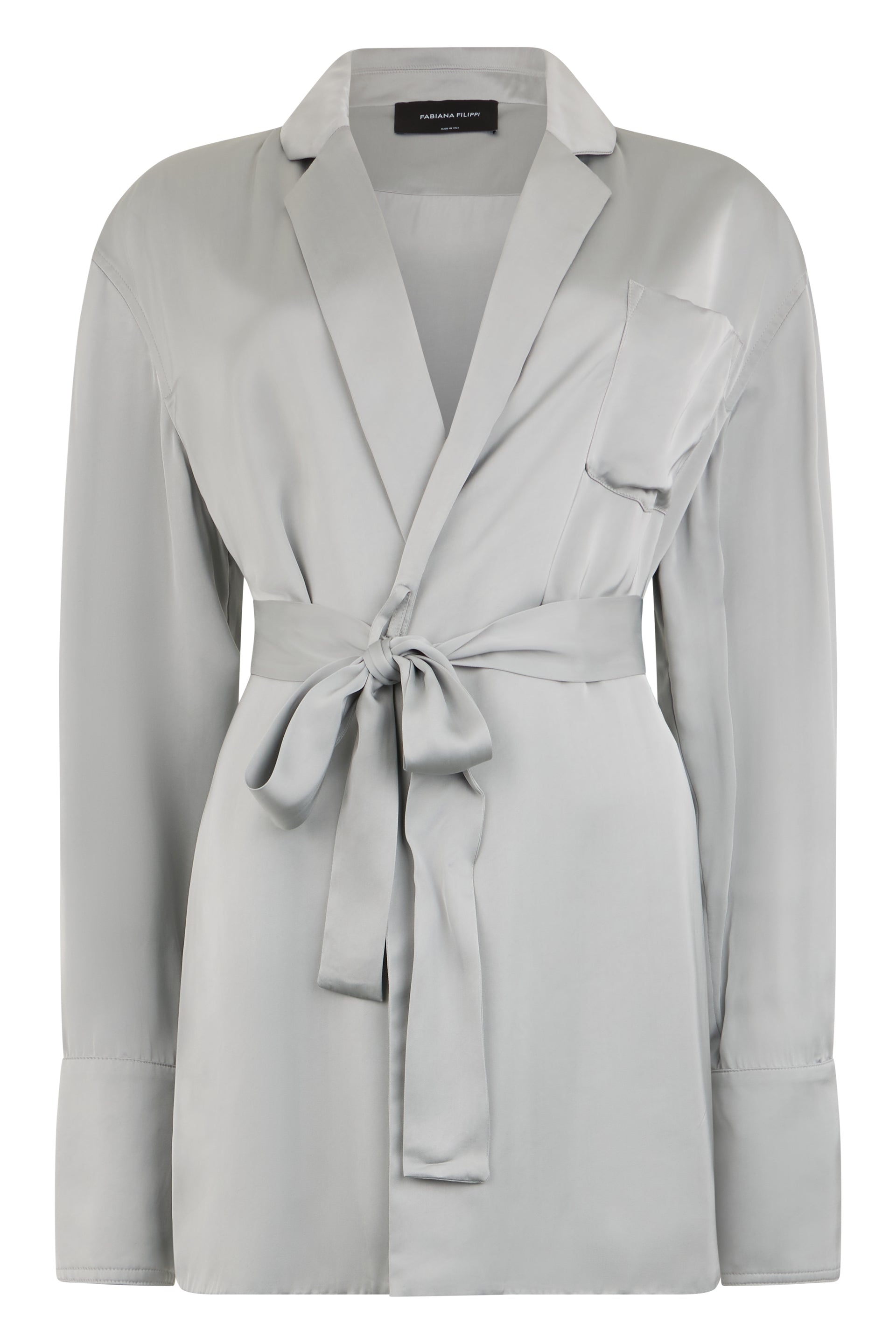 Elegant jacket with belt, versatile and light