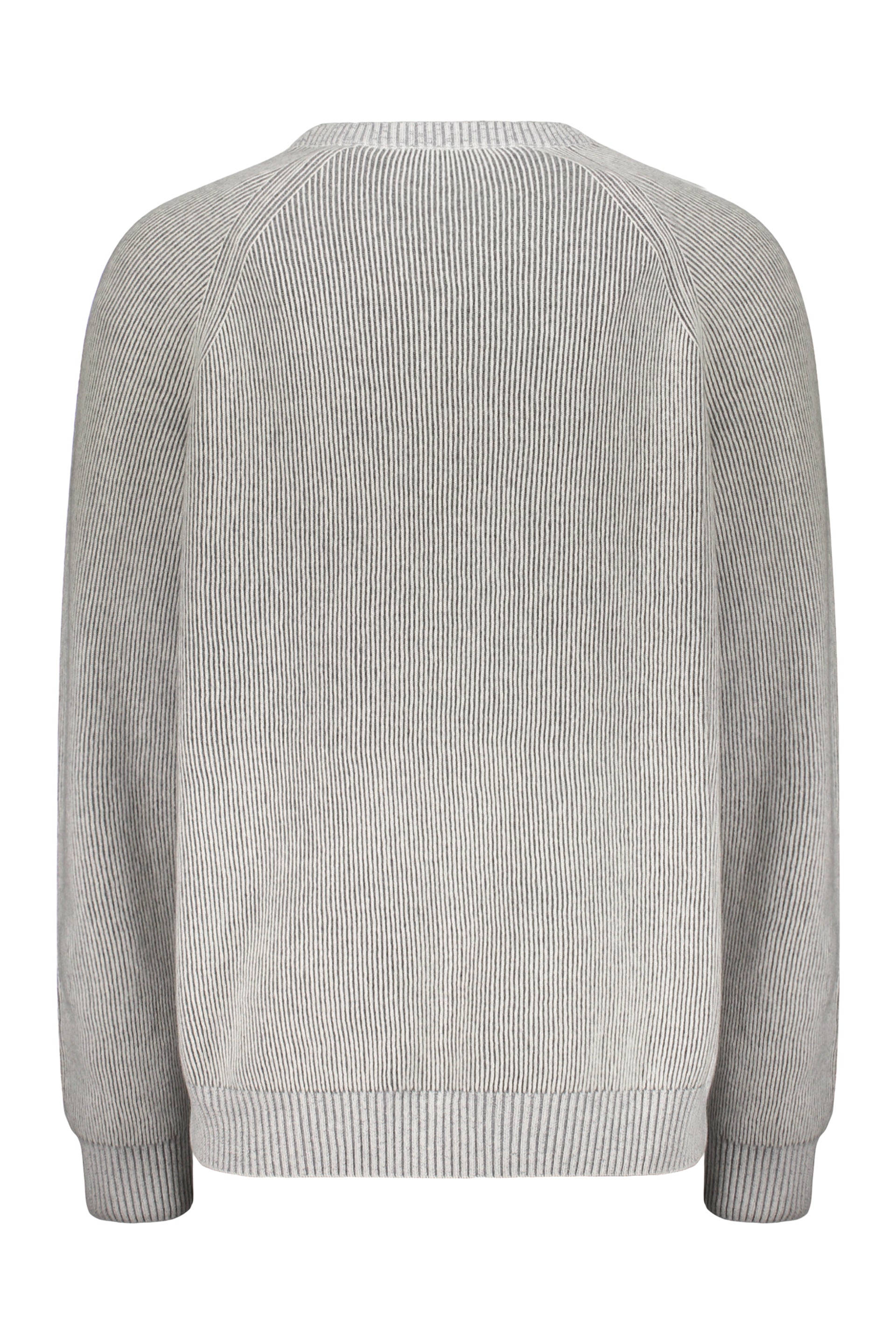 Gray crewneck sweater