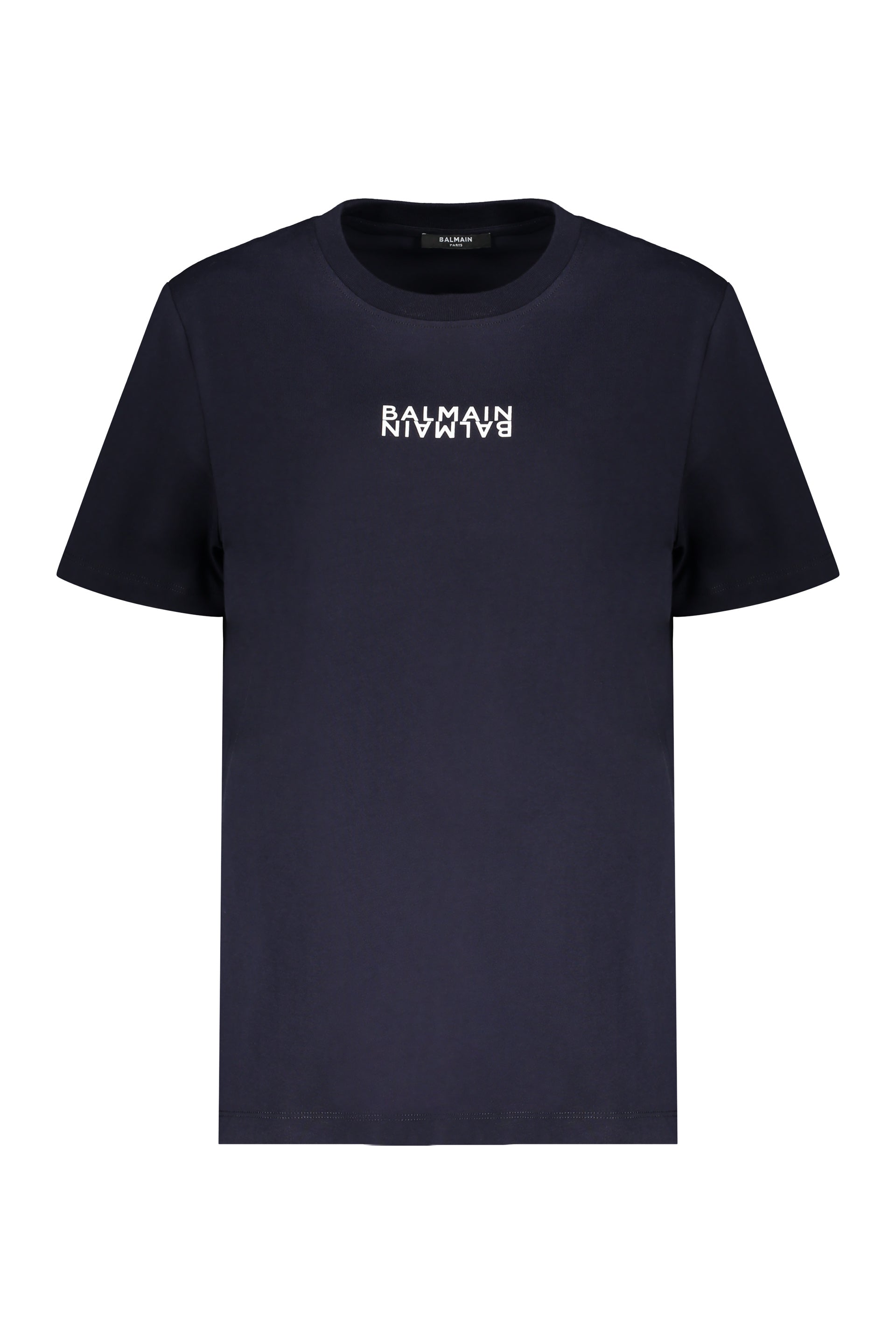Dark blue cotton T-shirt