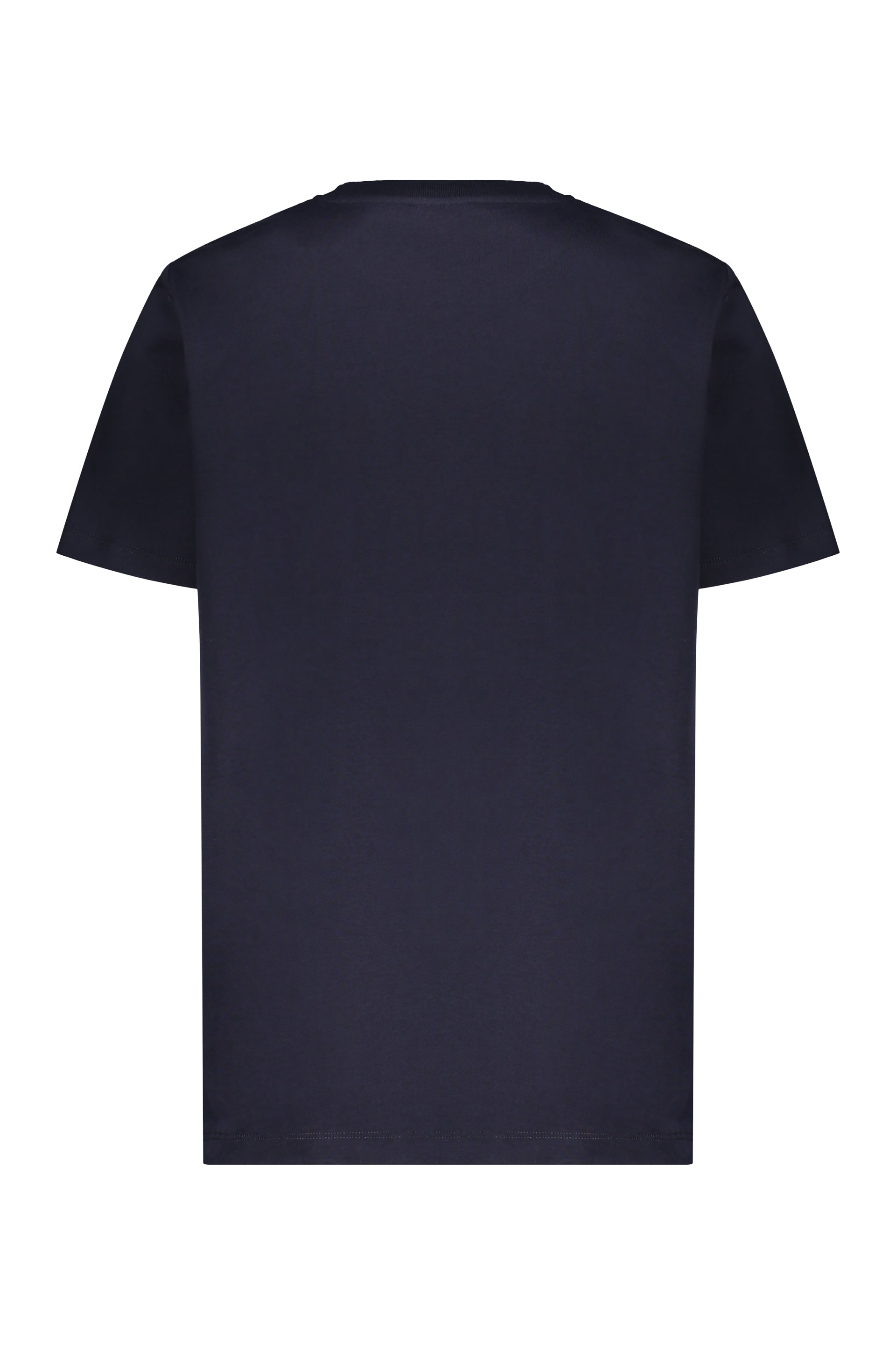 Dark blue cotton T-shirt