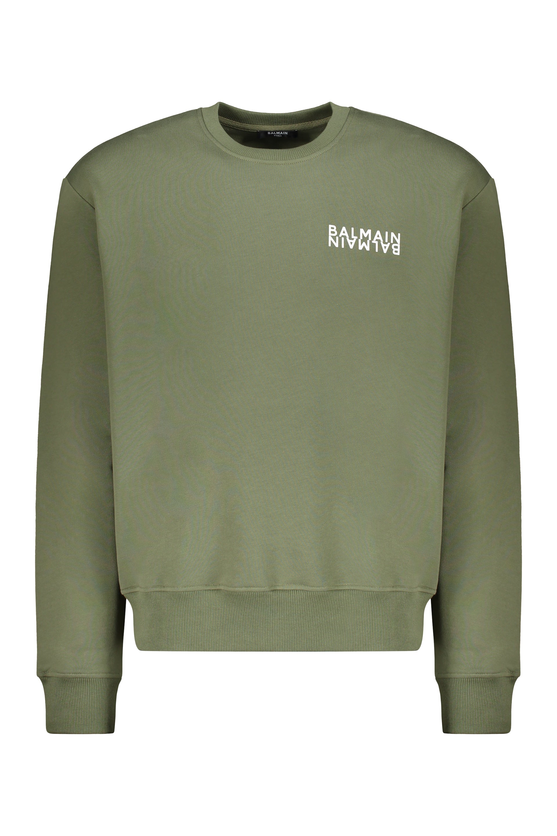 Cotton sweatshirt with logo
