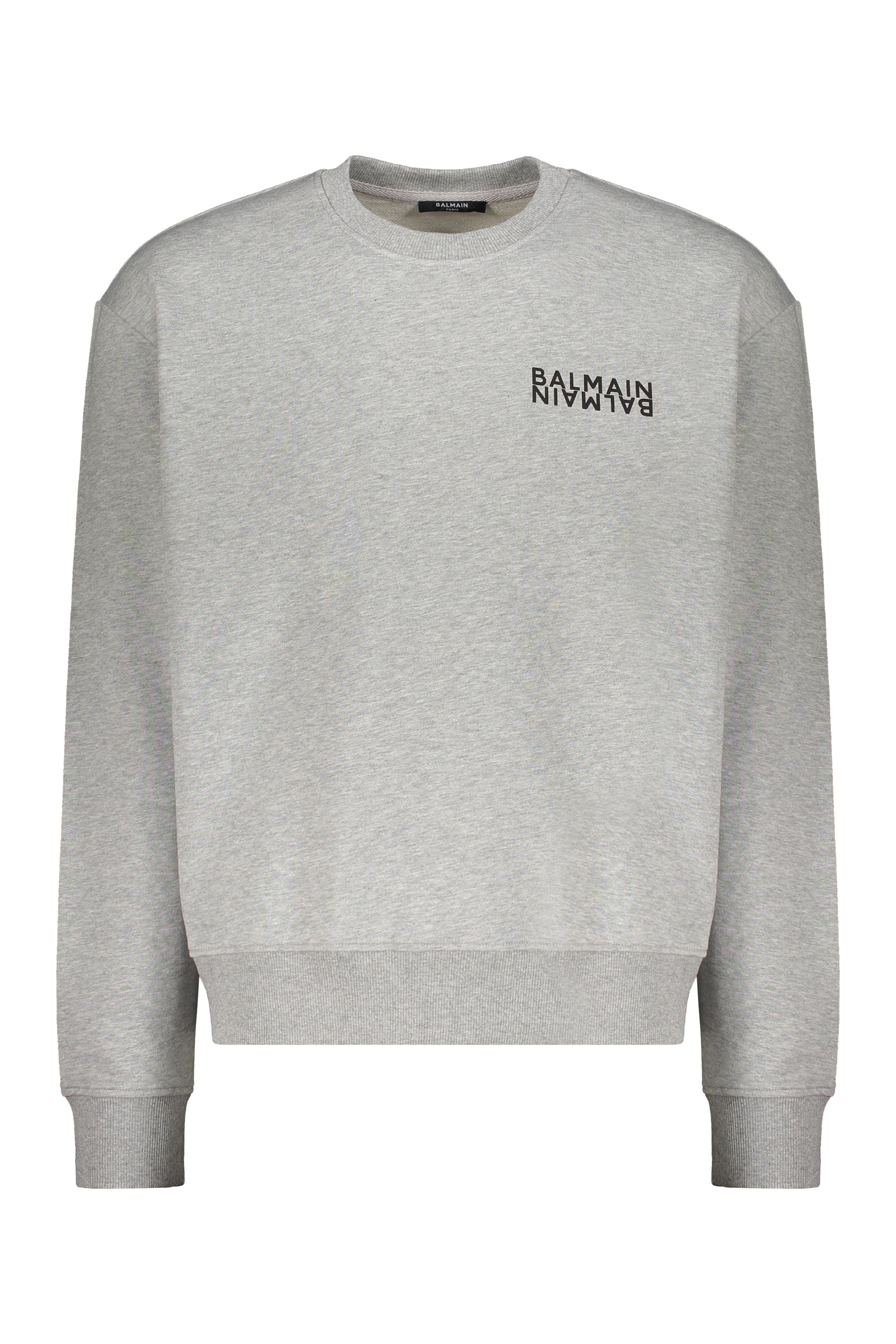 Cotton sweatshirt with logo