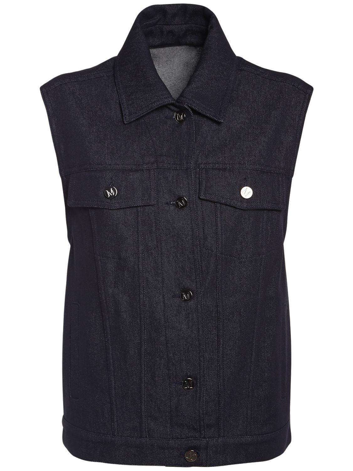 Elegant denim vest