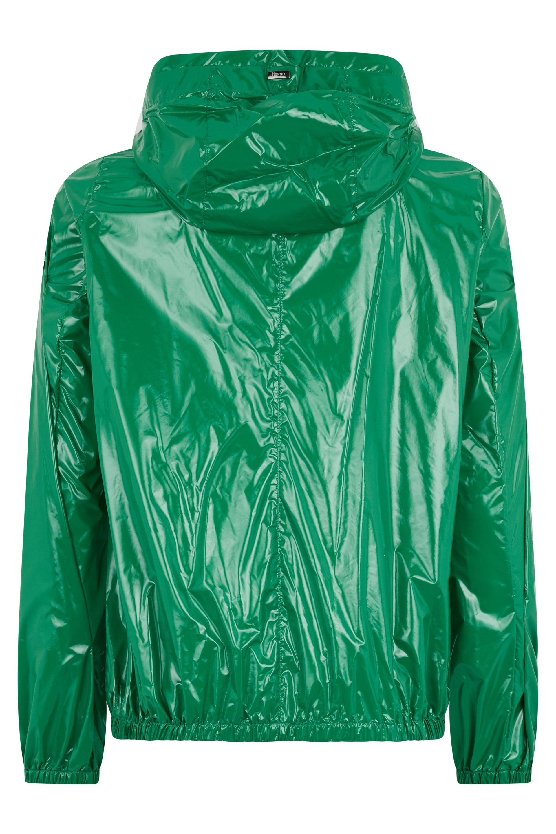 Bright Green Waterproof Jacket with Hood