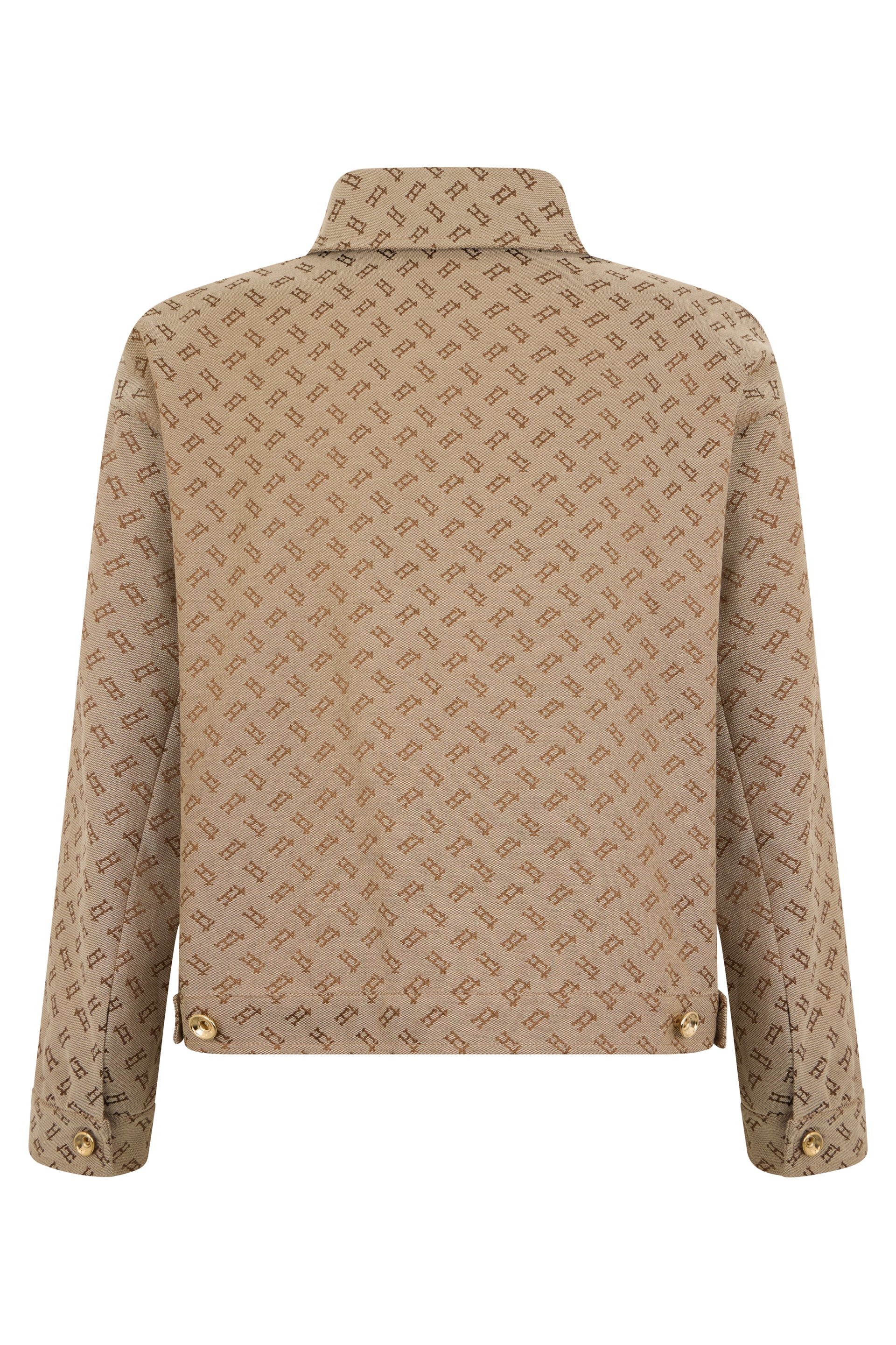 Elegant beige jacket in soft fabric