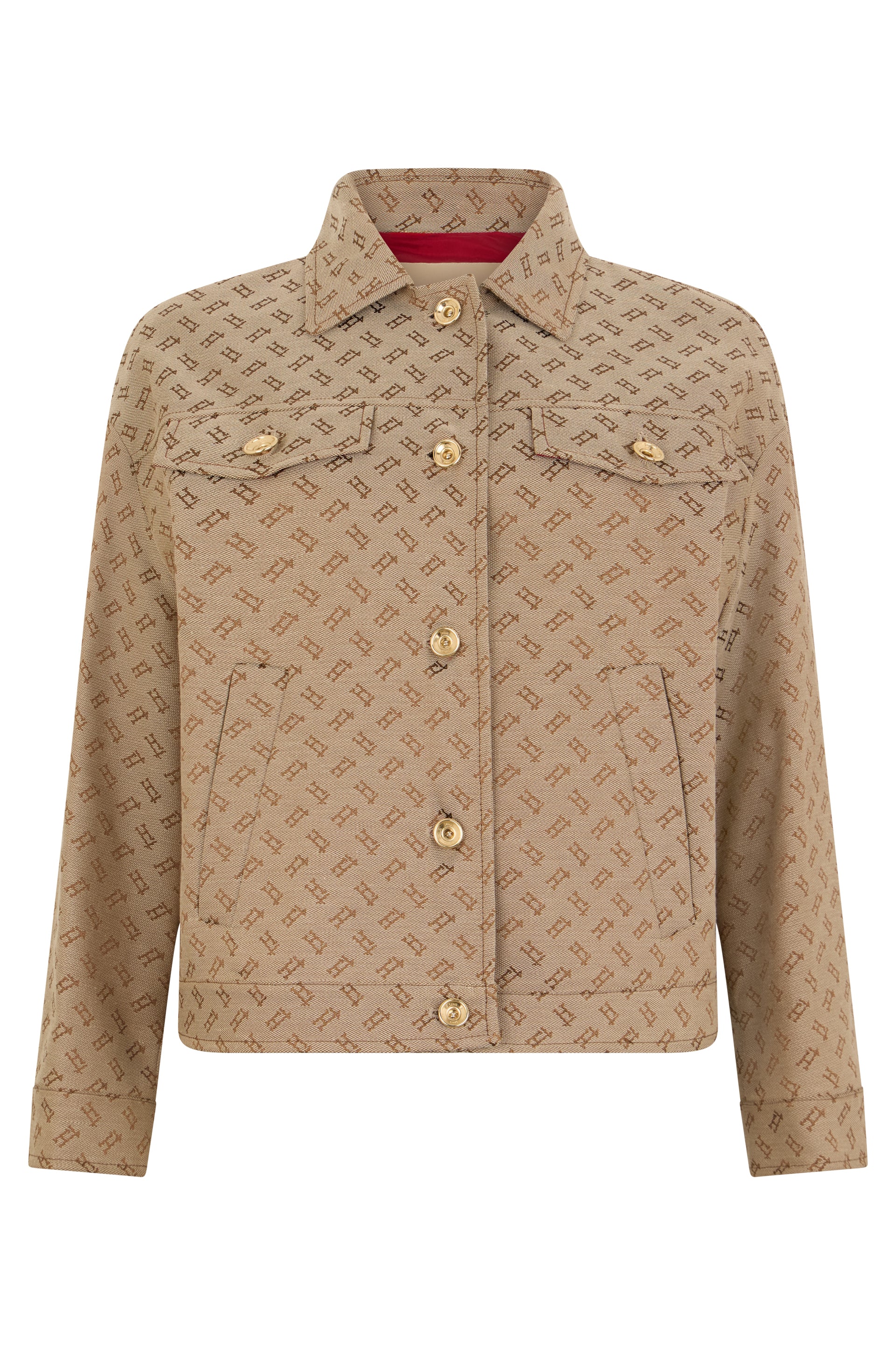 Elegant light beige jacket, versatile and modern