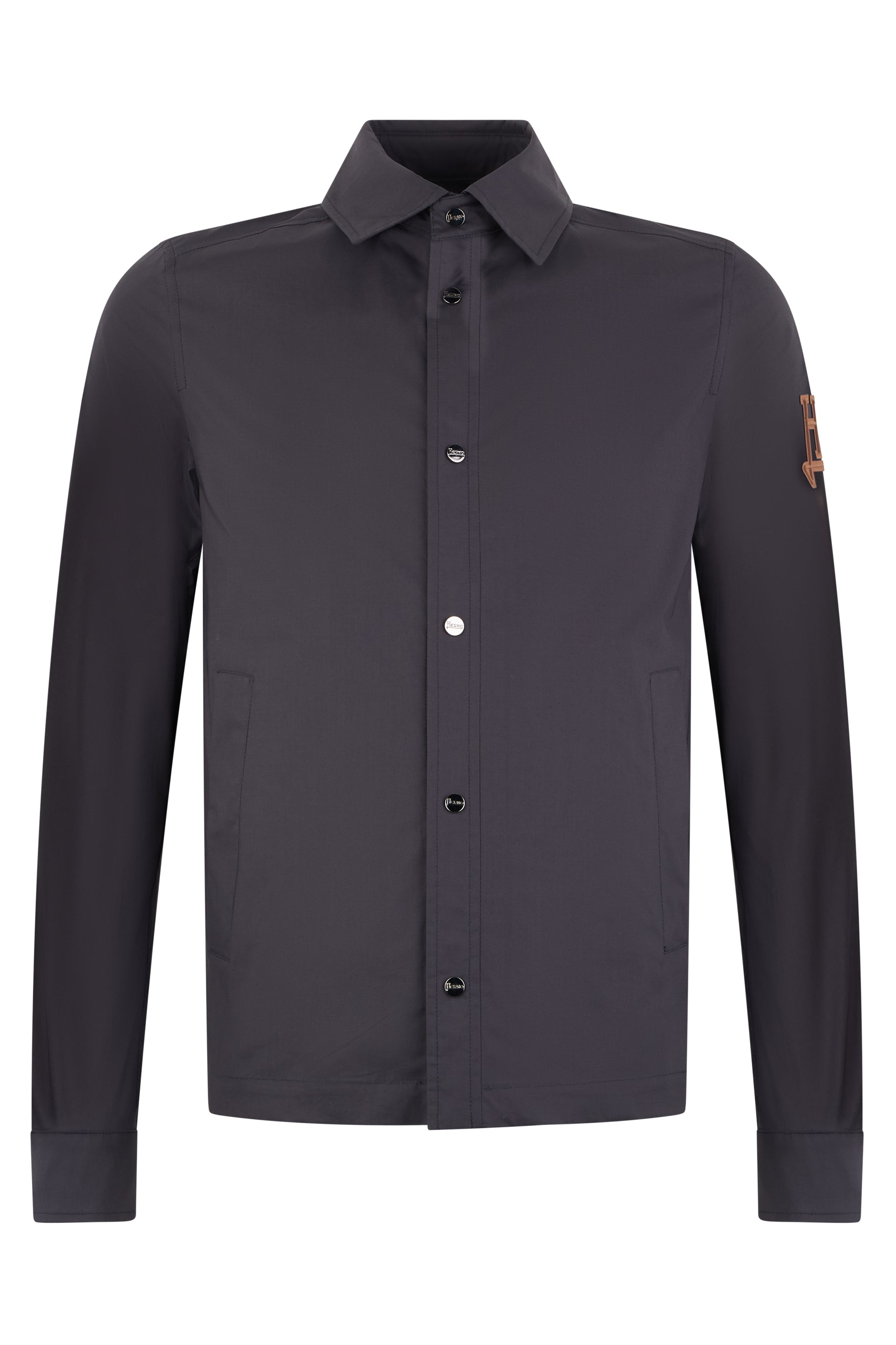 Dark blue elegant jacket with a comfortable fit