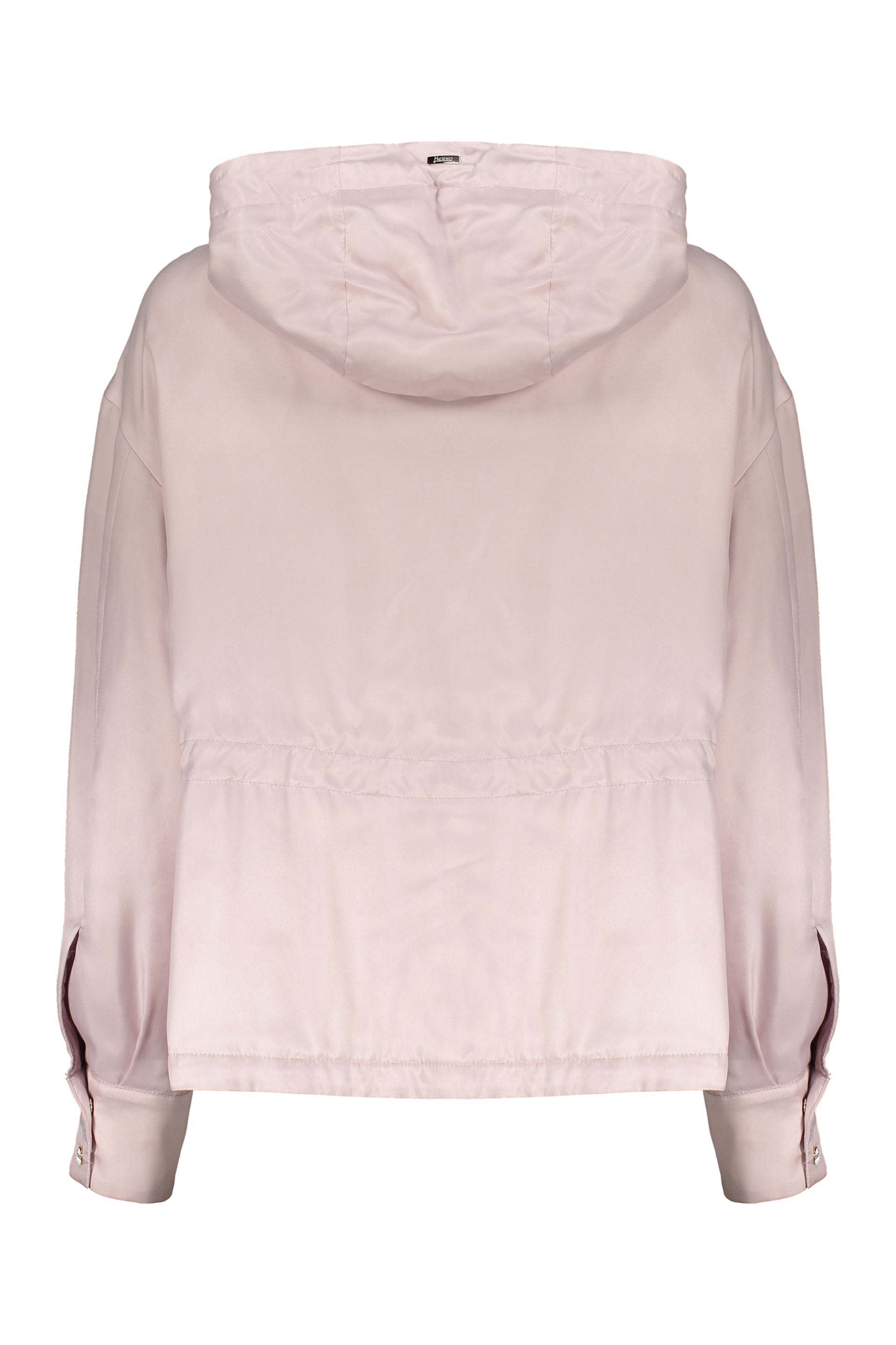 Lightweight pink jacket with hood