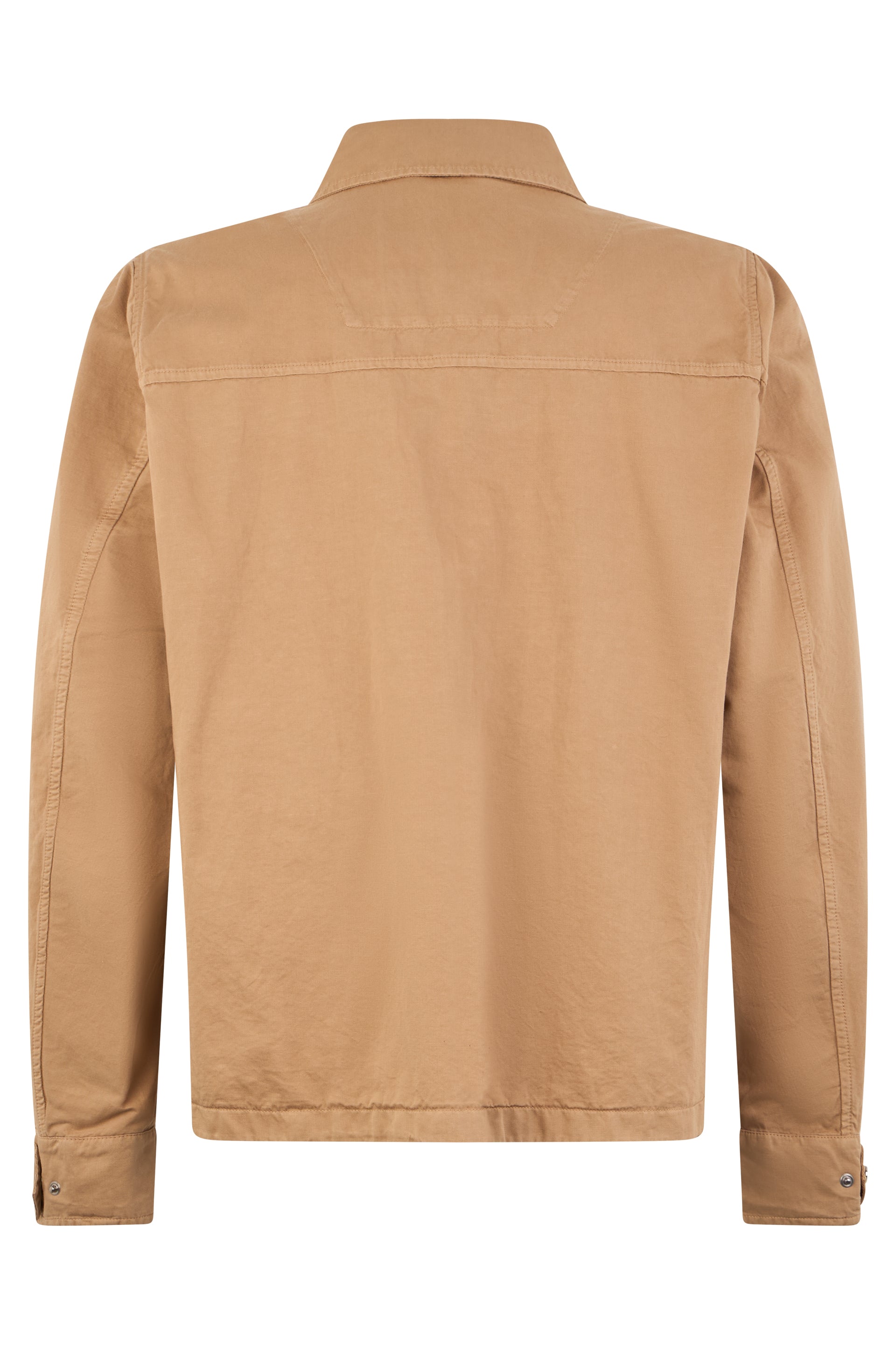 Beige soft and versatile long-sleeve jacket