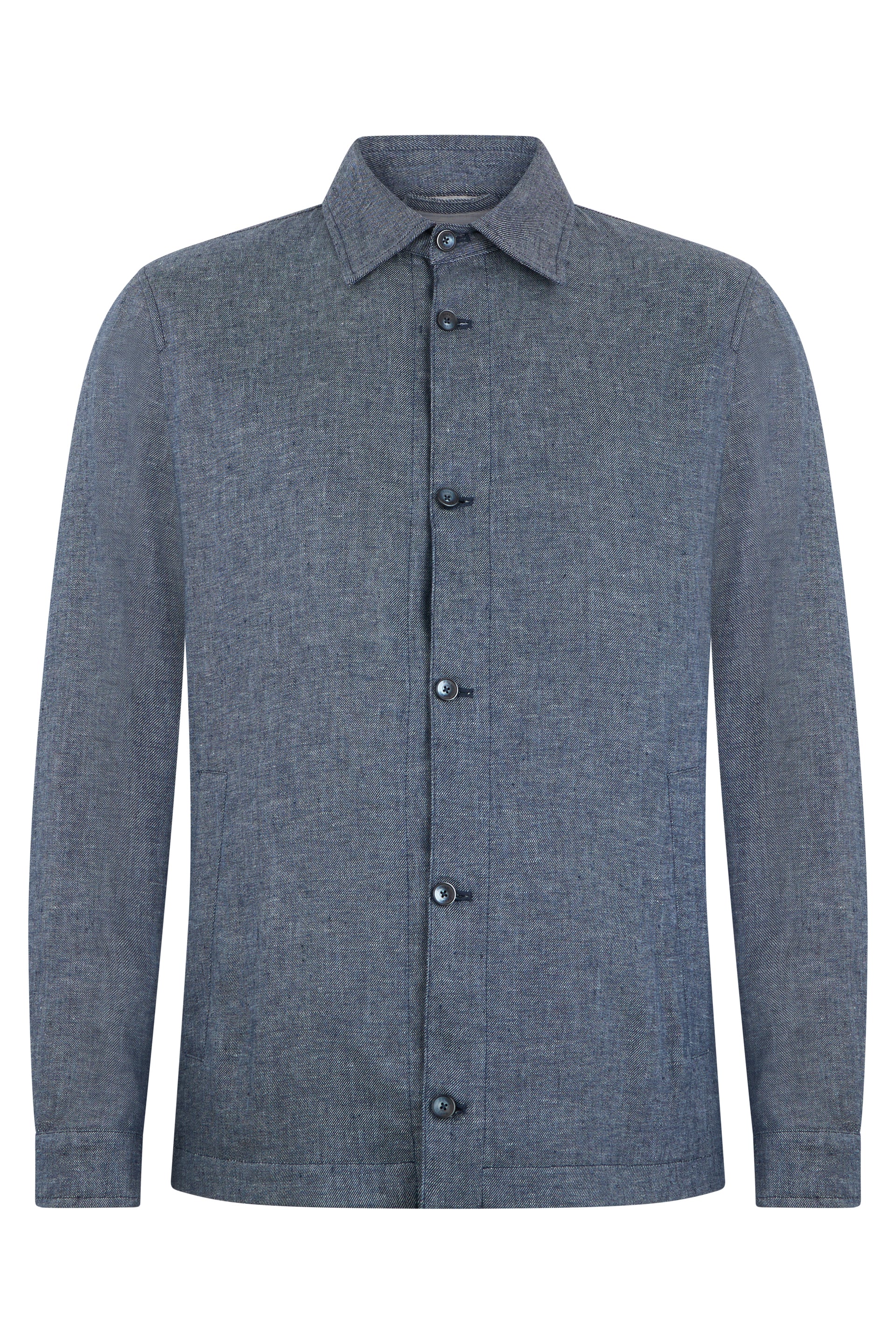 Jacket with shirt cut