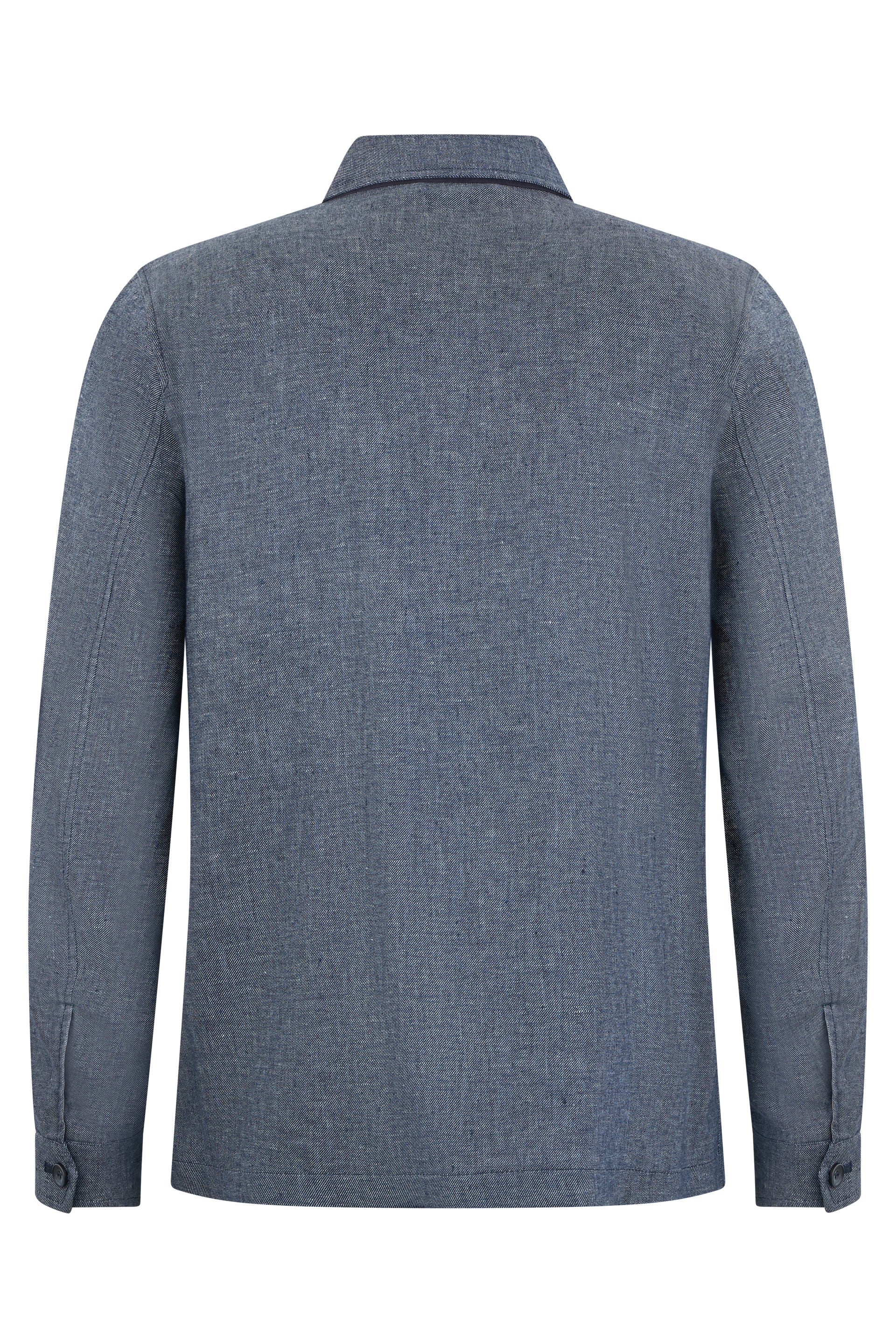 Jacket with shirt cut