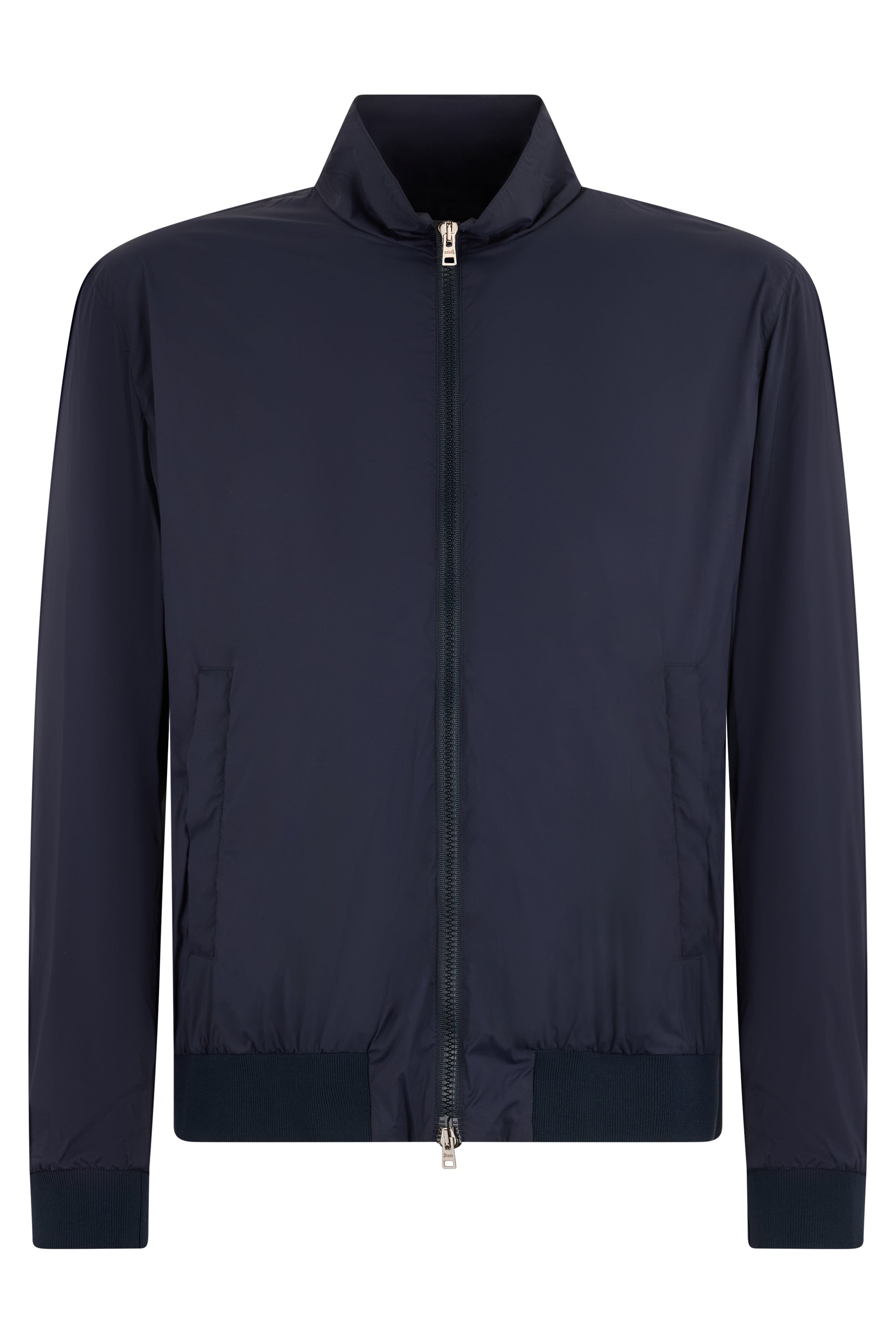 Light blue dark jacket, modern and versatile style