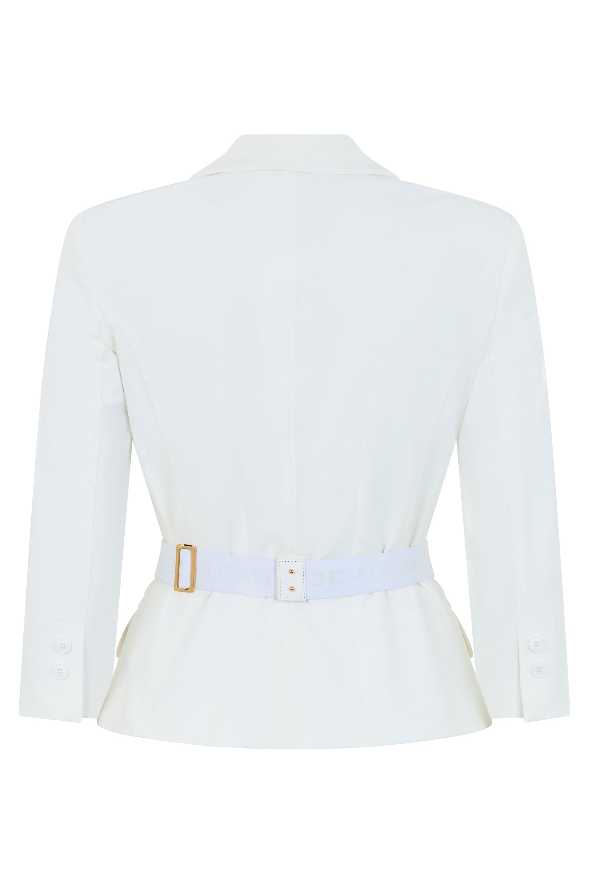 Double-breasted crop jacket