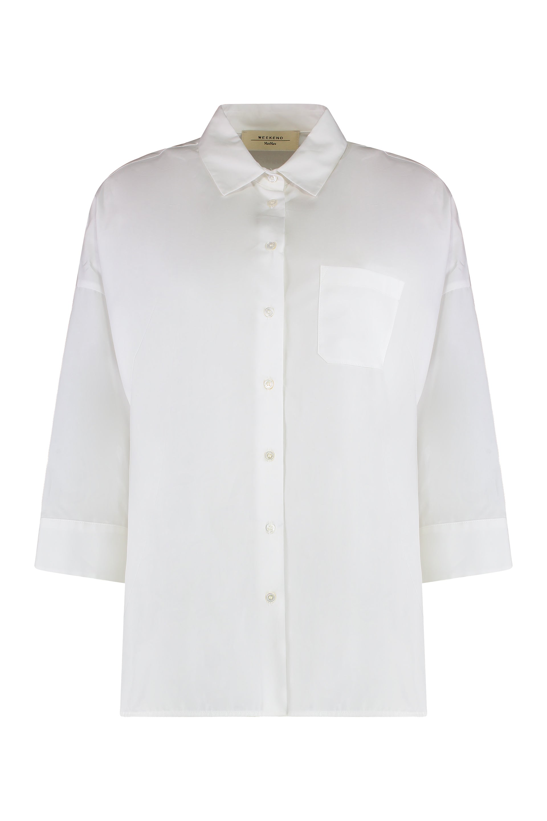Cotton poplin shirt