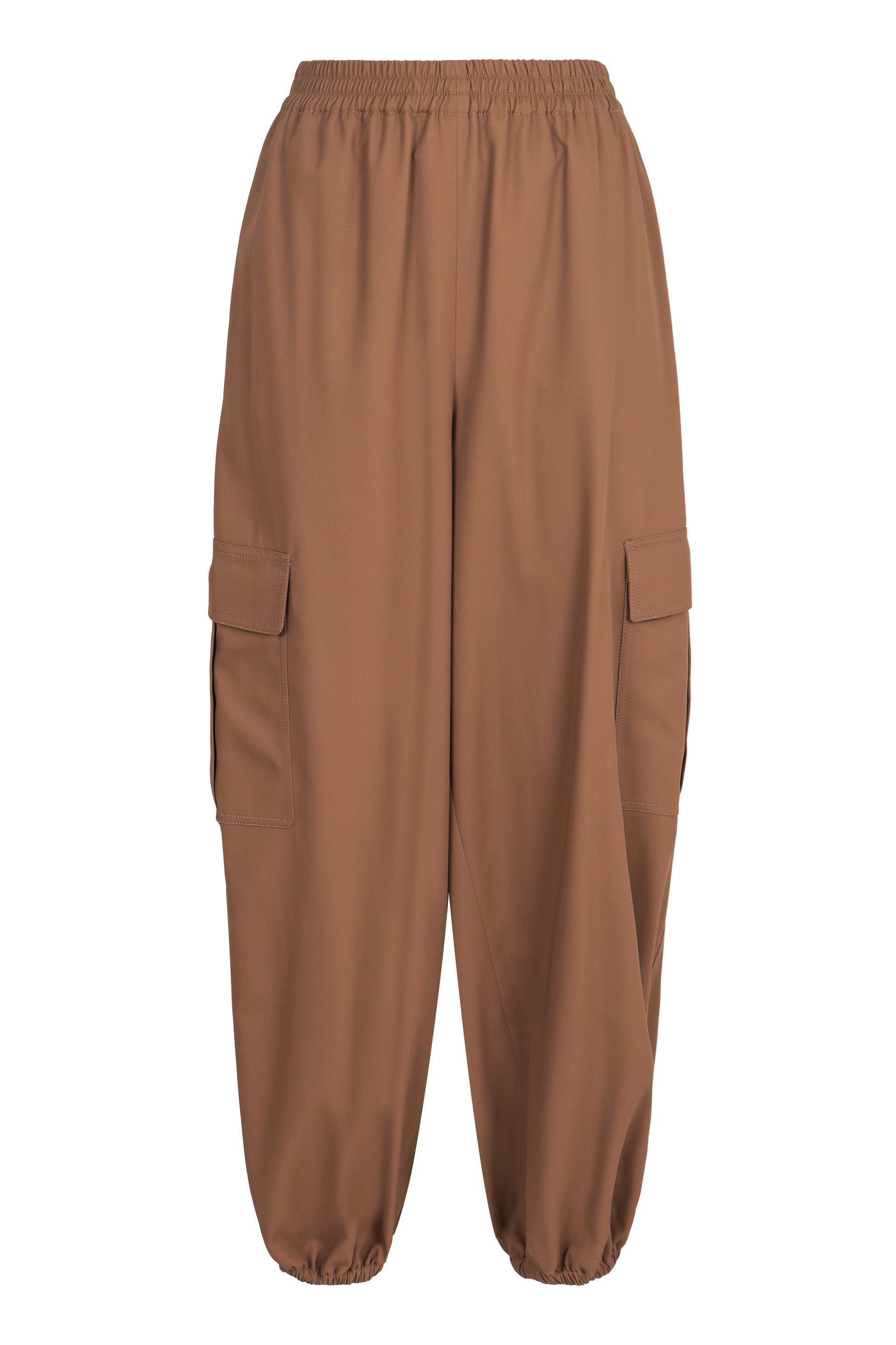 Cotton baggy trousers