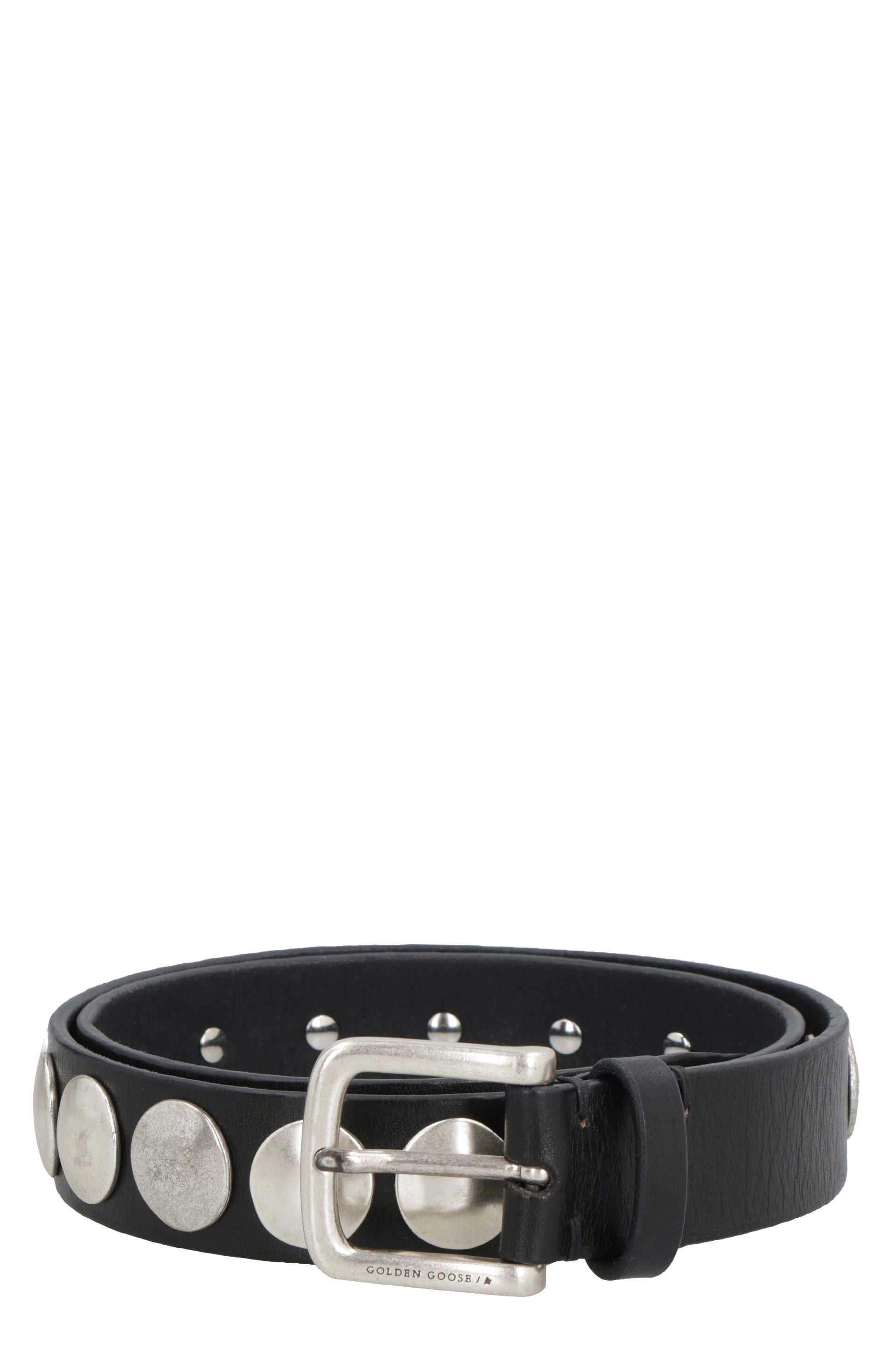 Trinidad studded leather belt