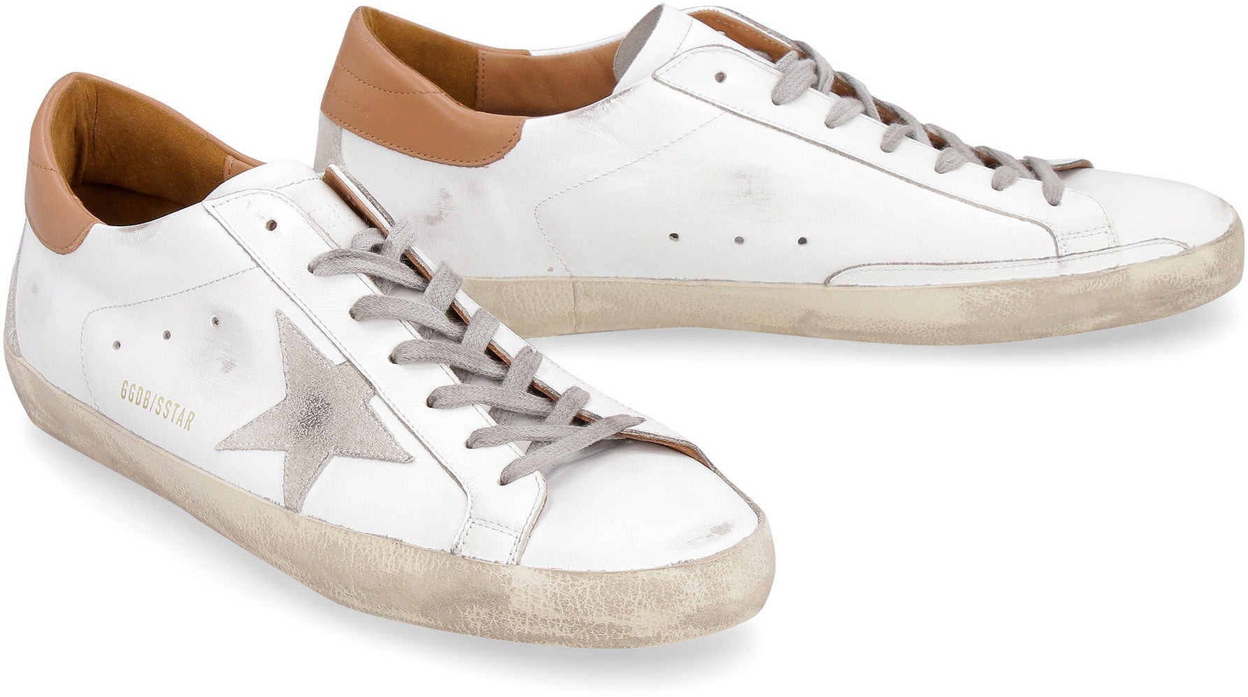 Superstar leather low-top sneakers