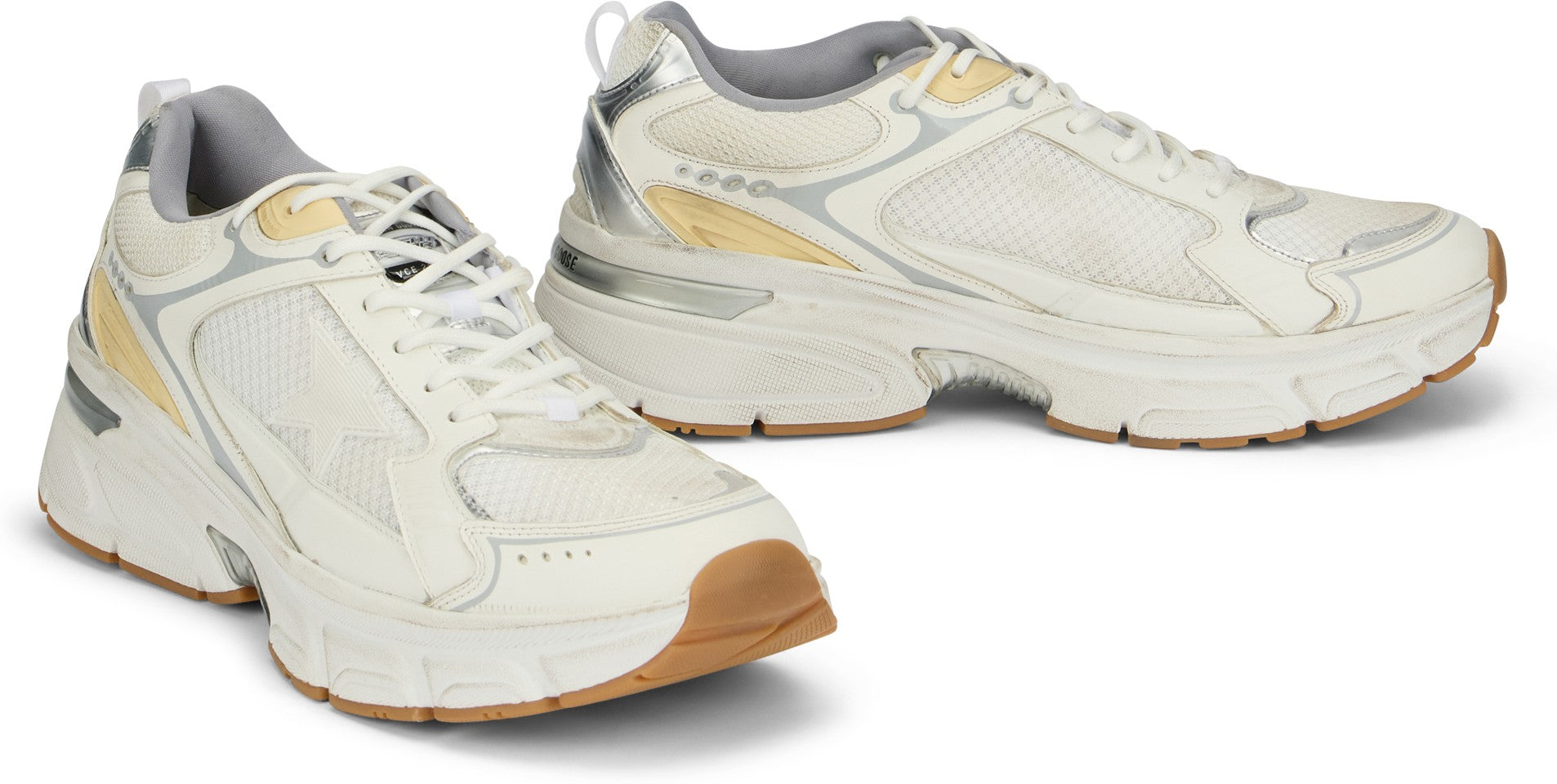 Men's sneakers Lightstar in Leather and Mesh