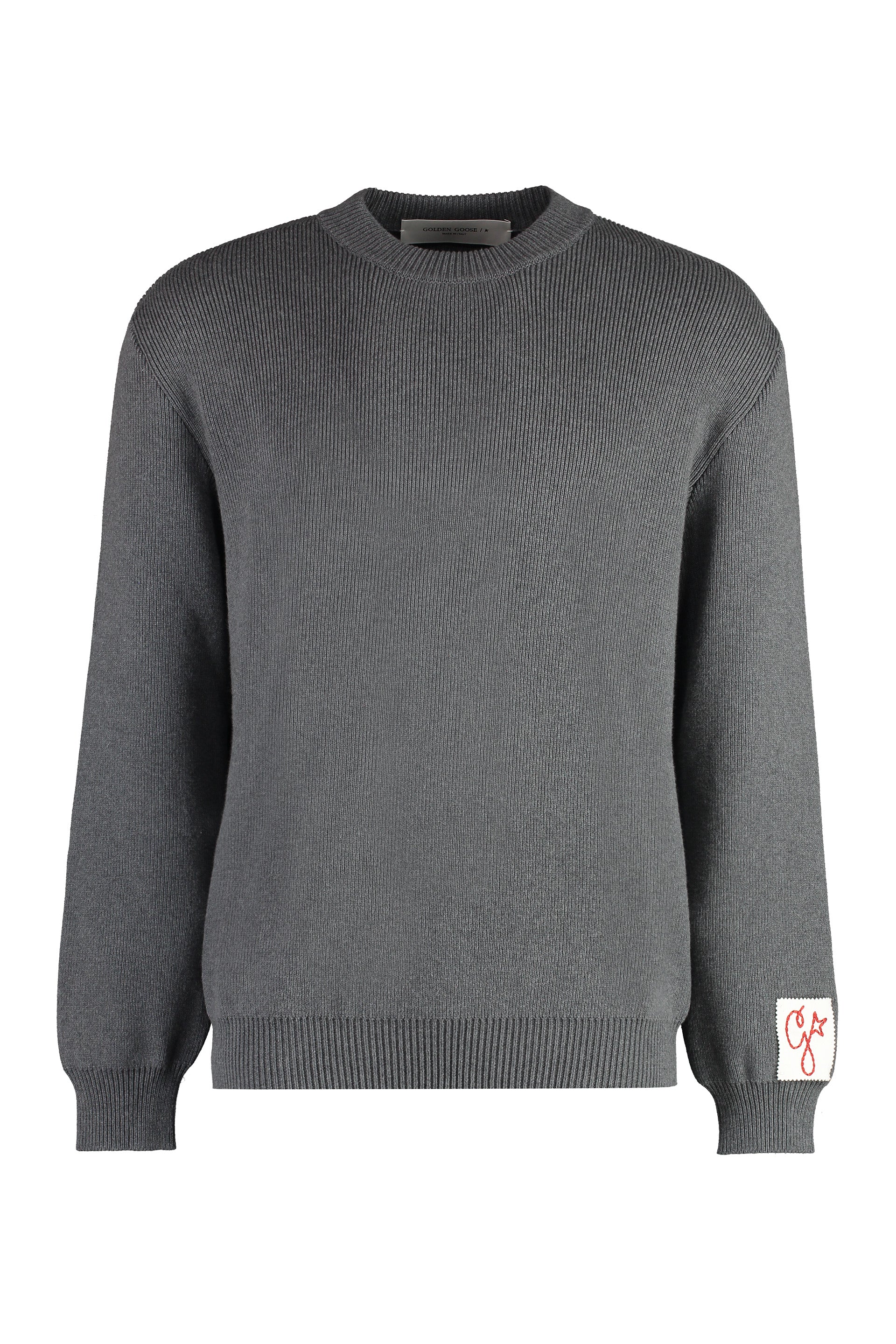 Davis Cotton crew-neck sweater