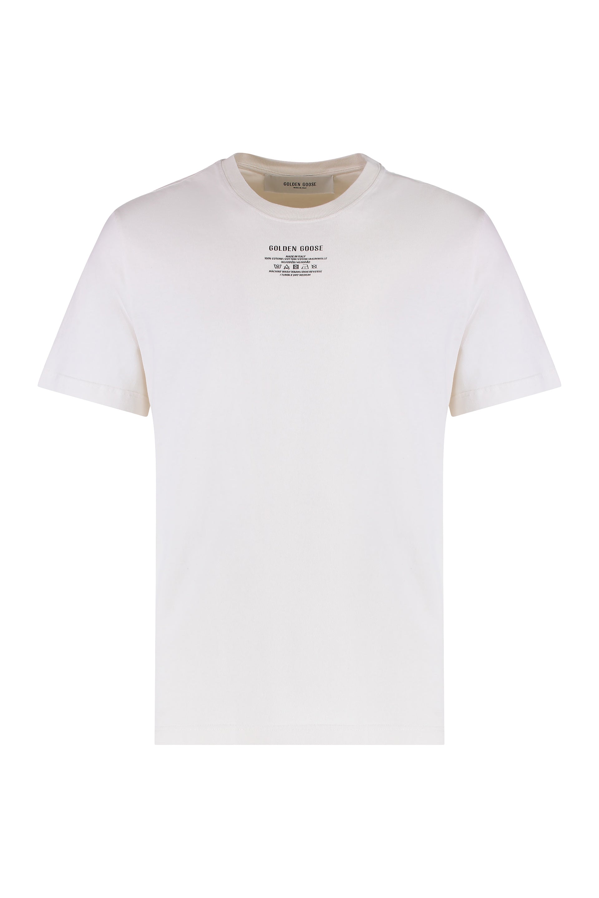 Cotton crew-neck T-shirt