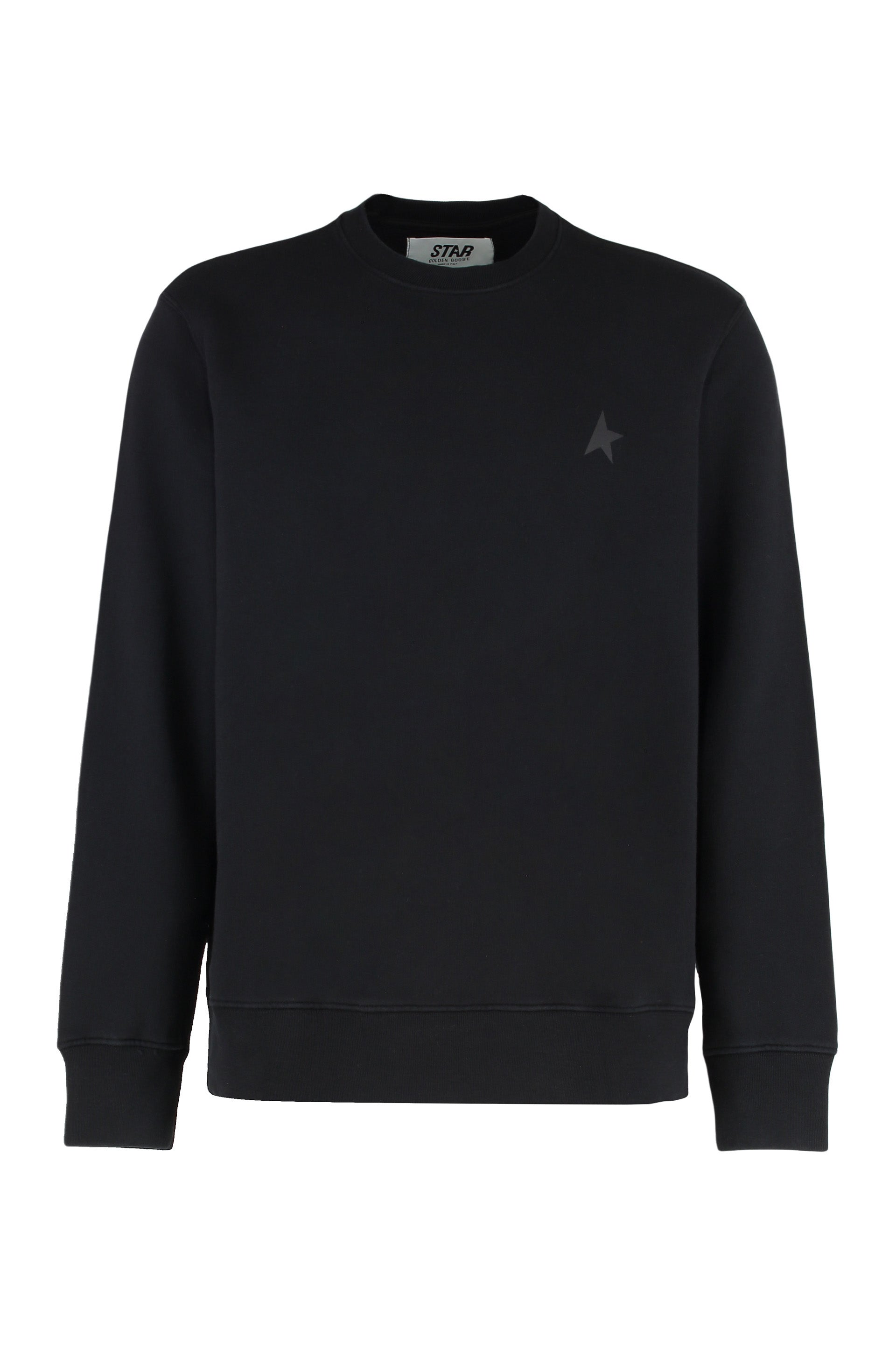 Cotton crew-neck sweatshirt