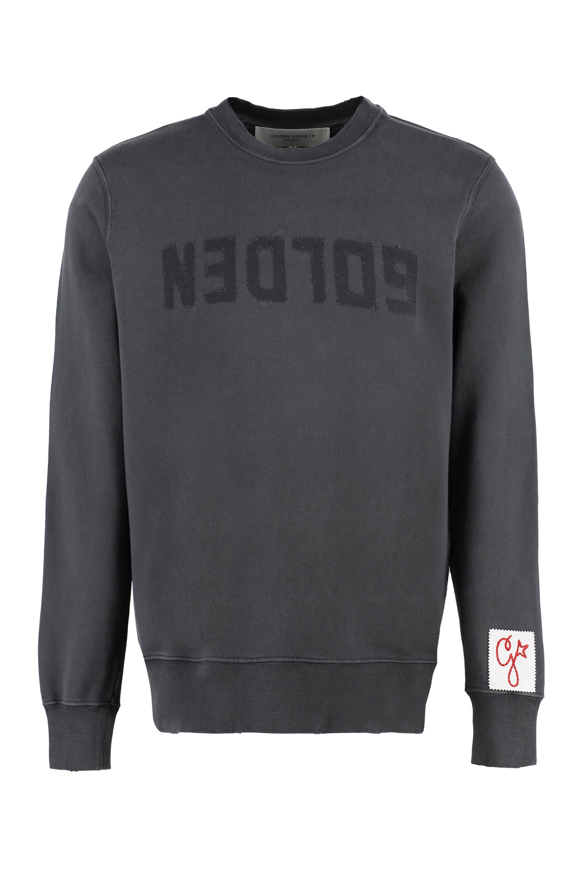 Cotton crew-neck sweatshirt