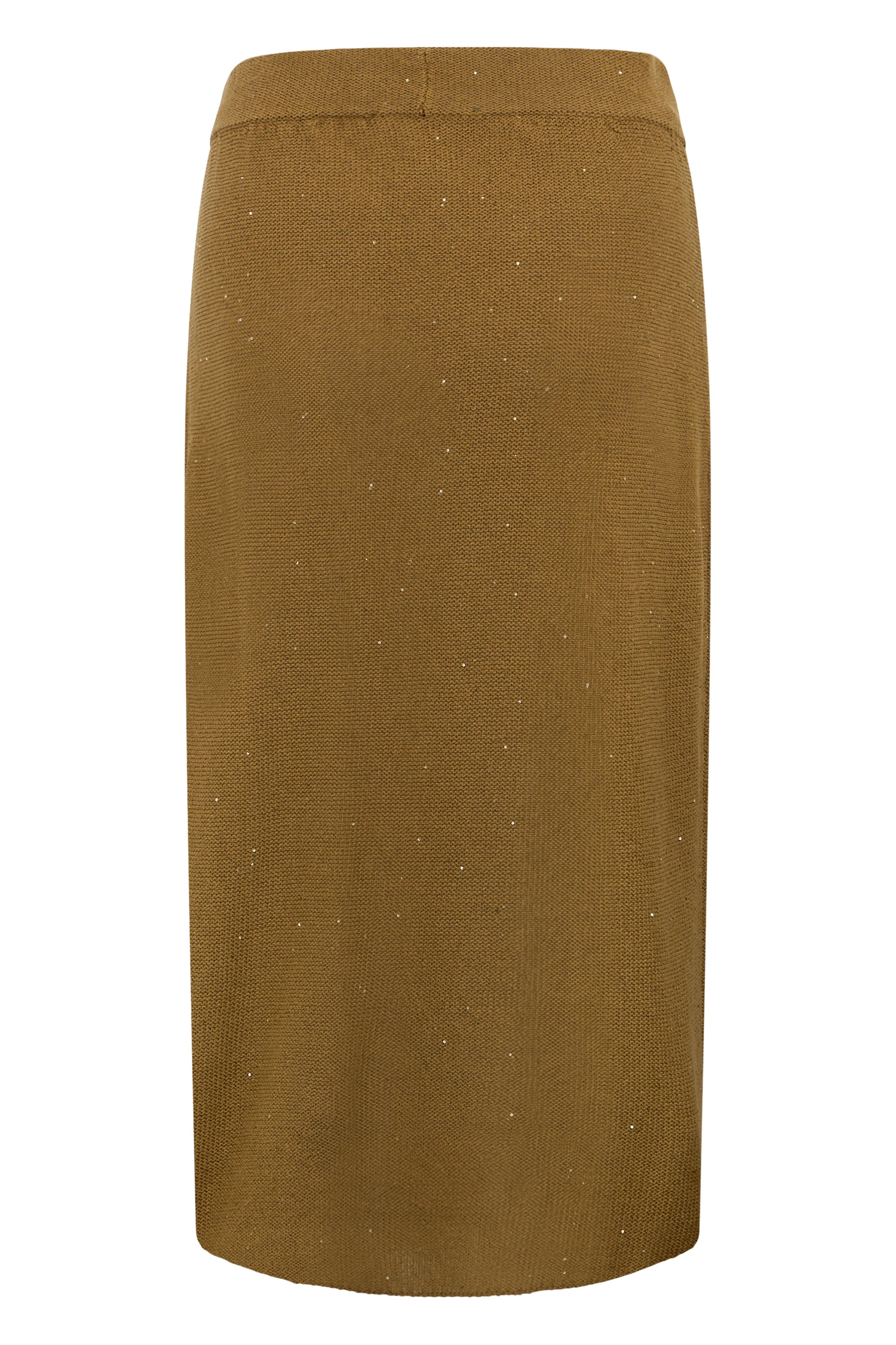 Brown midi skirt, comfort and versatile style