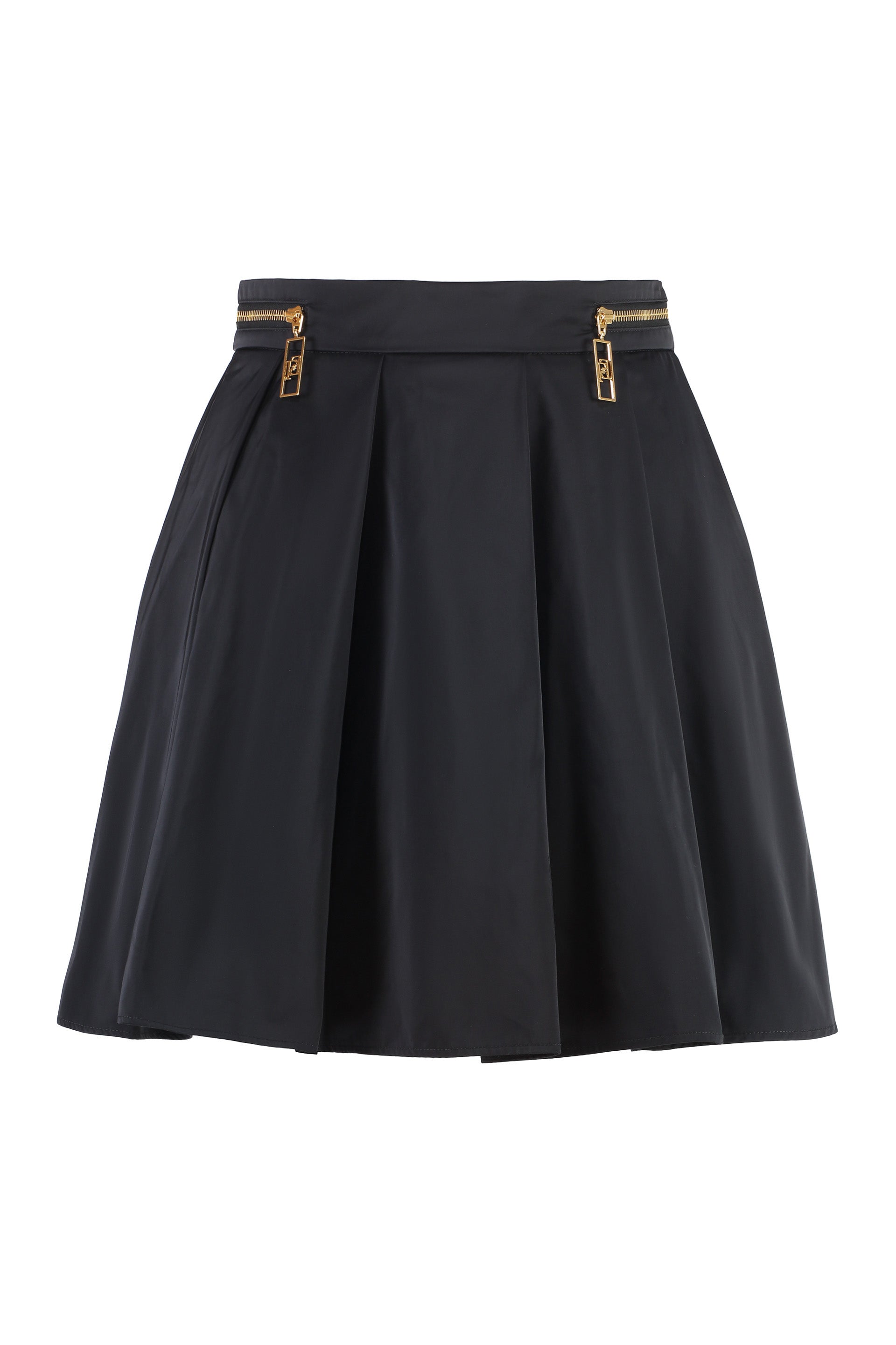 Pleated mini skirt