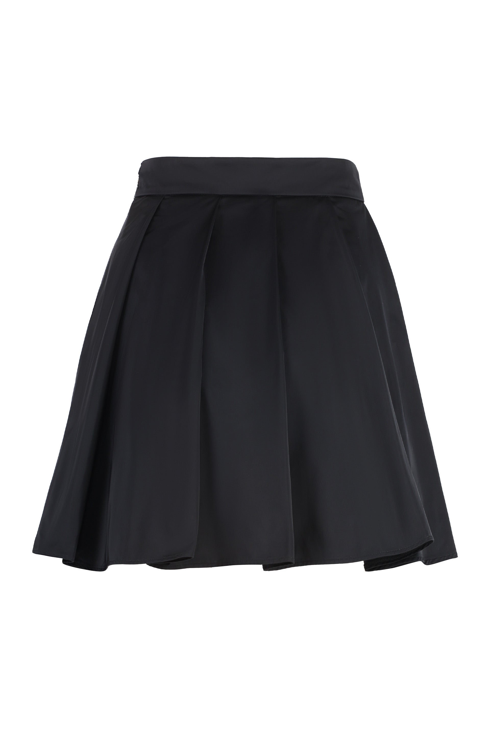 Pleated mini skirt