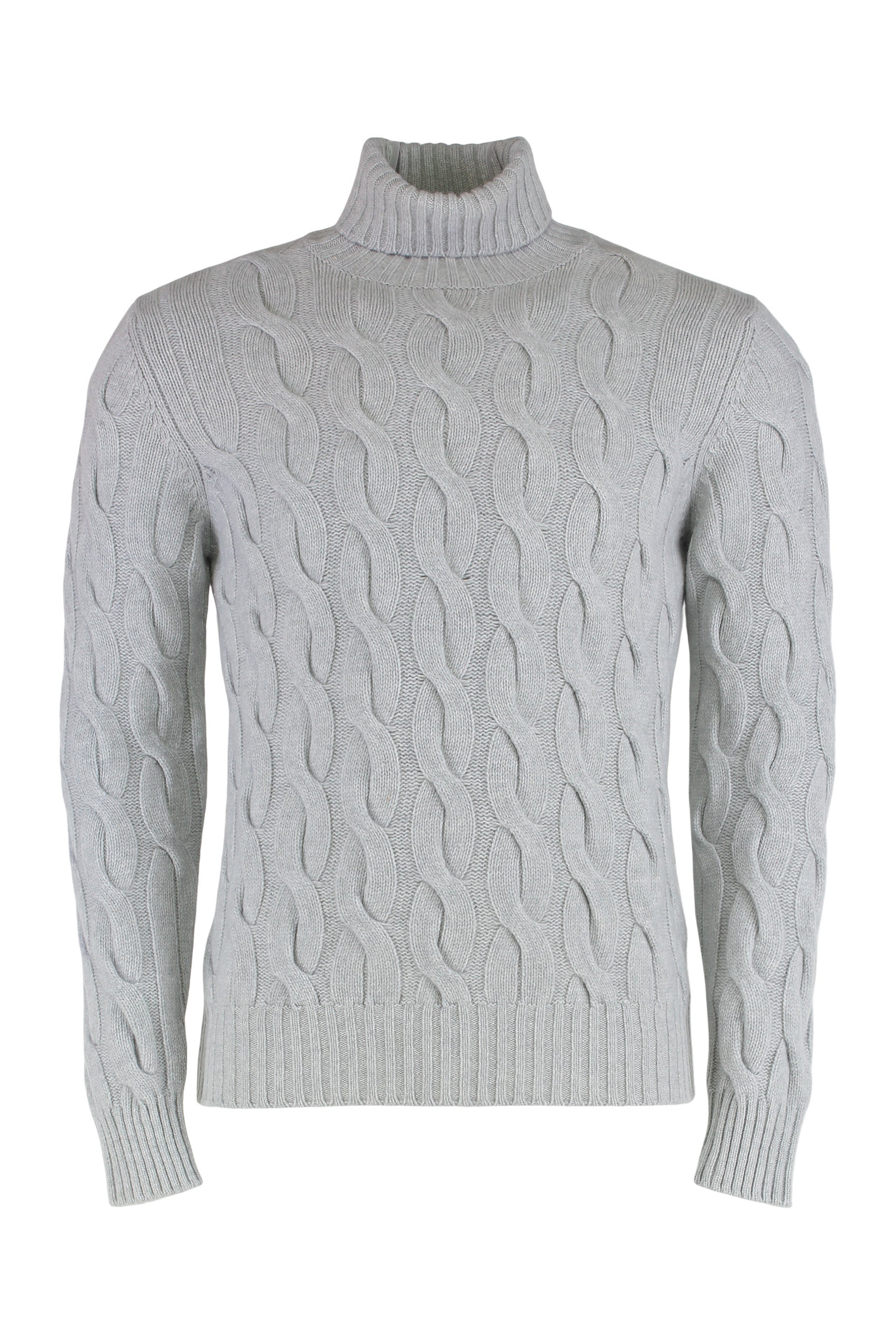 Cashmere and wool turtleneck sweater