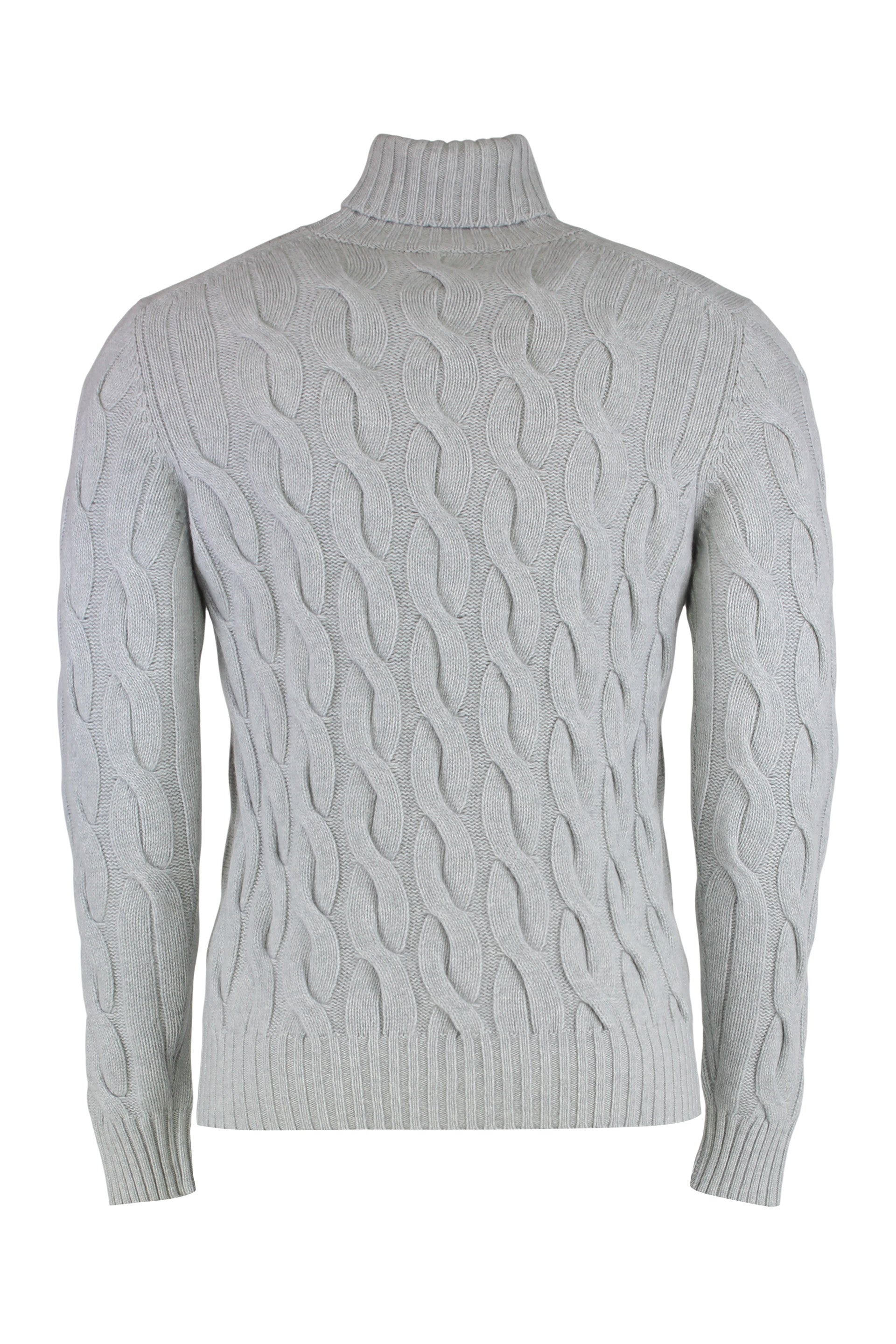 Cashmere and wool turtleneck sweater