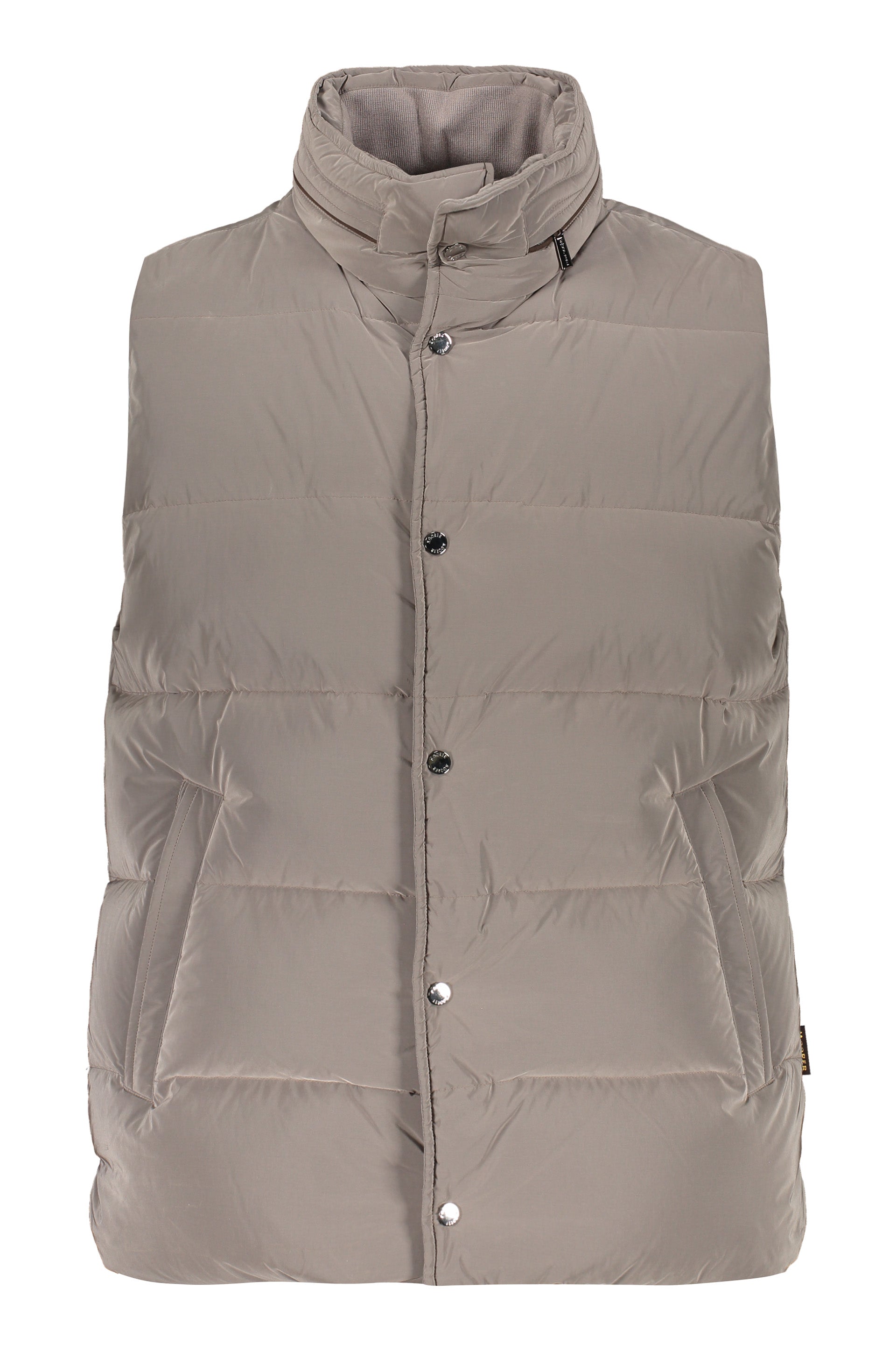 Beige padded vest elegant and versatile