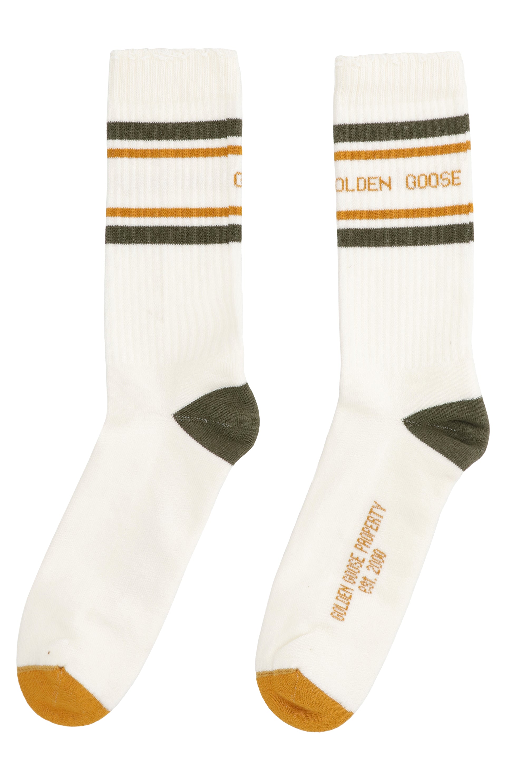 Logo cotton blend socks