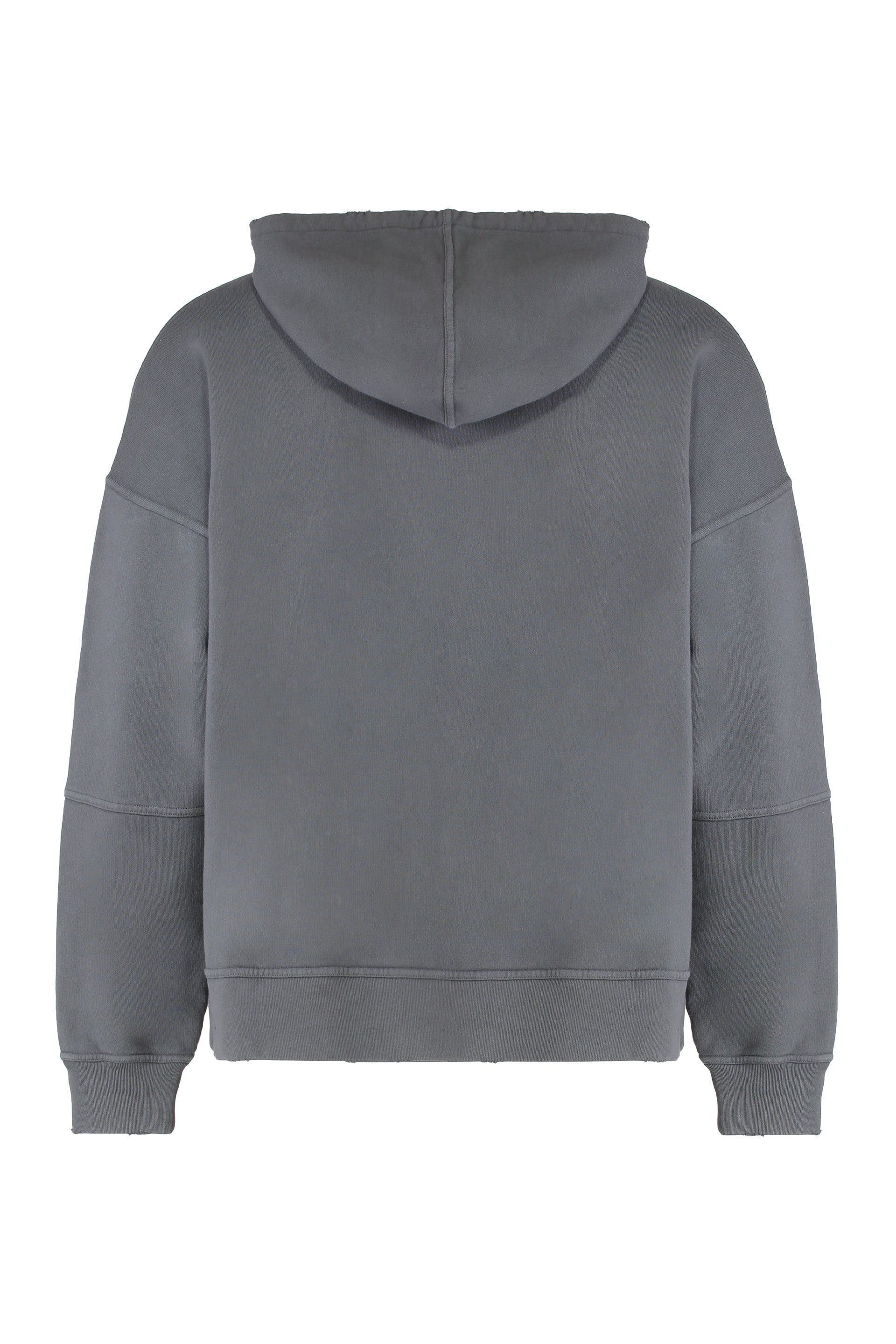Full-zip hoodie in cotton
