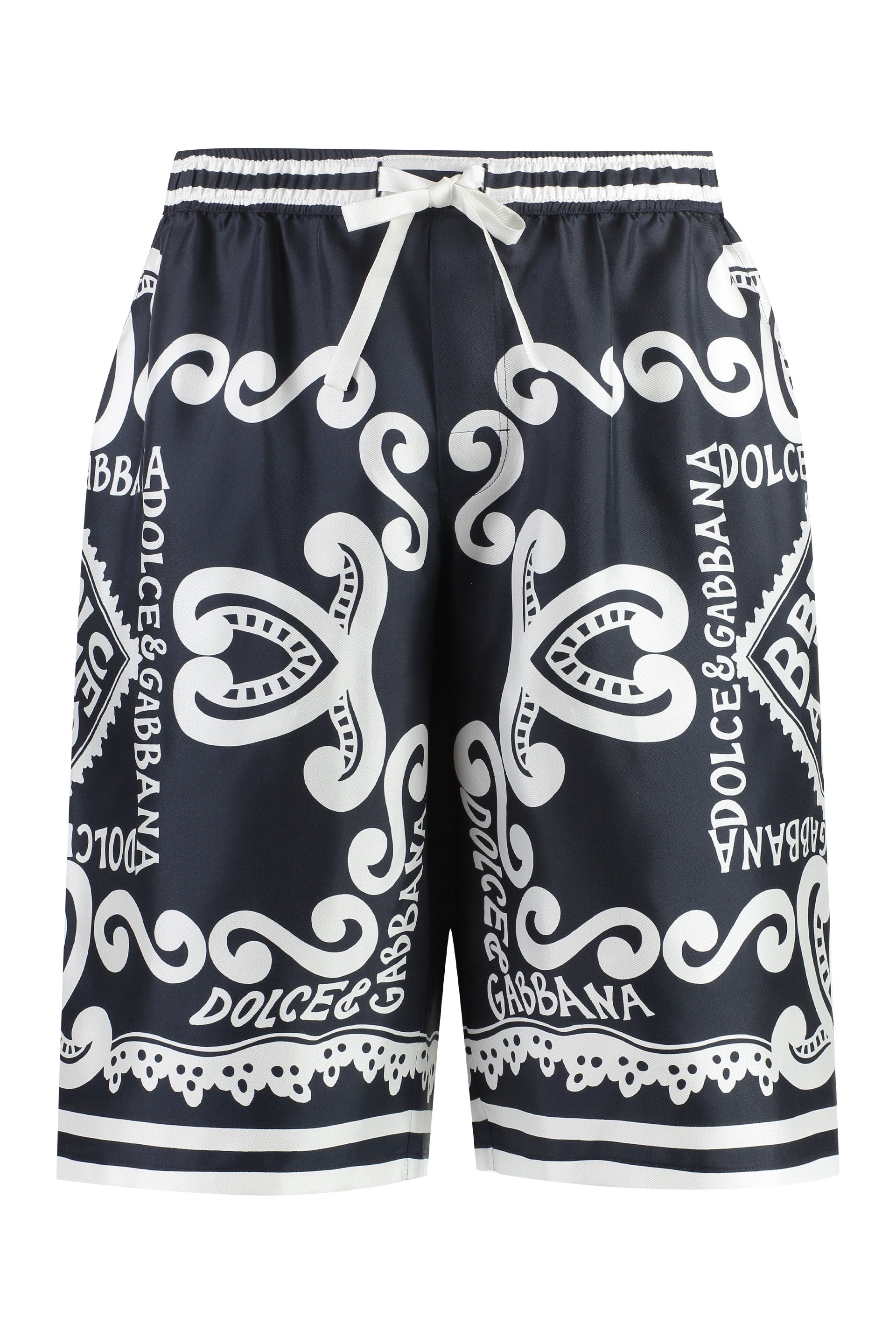 Printed bermuda shorts