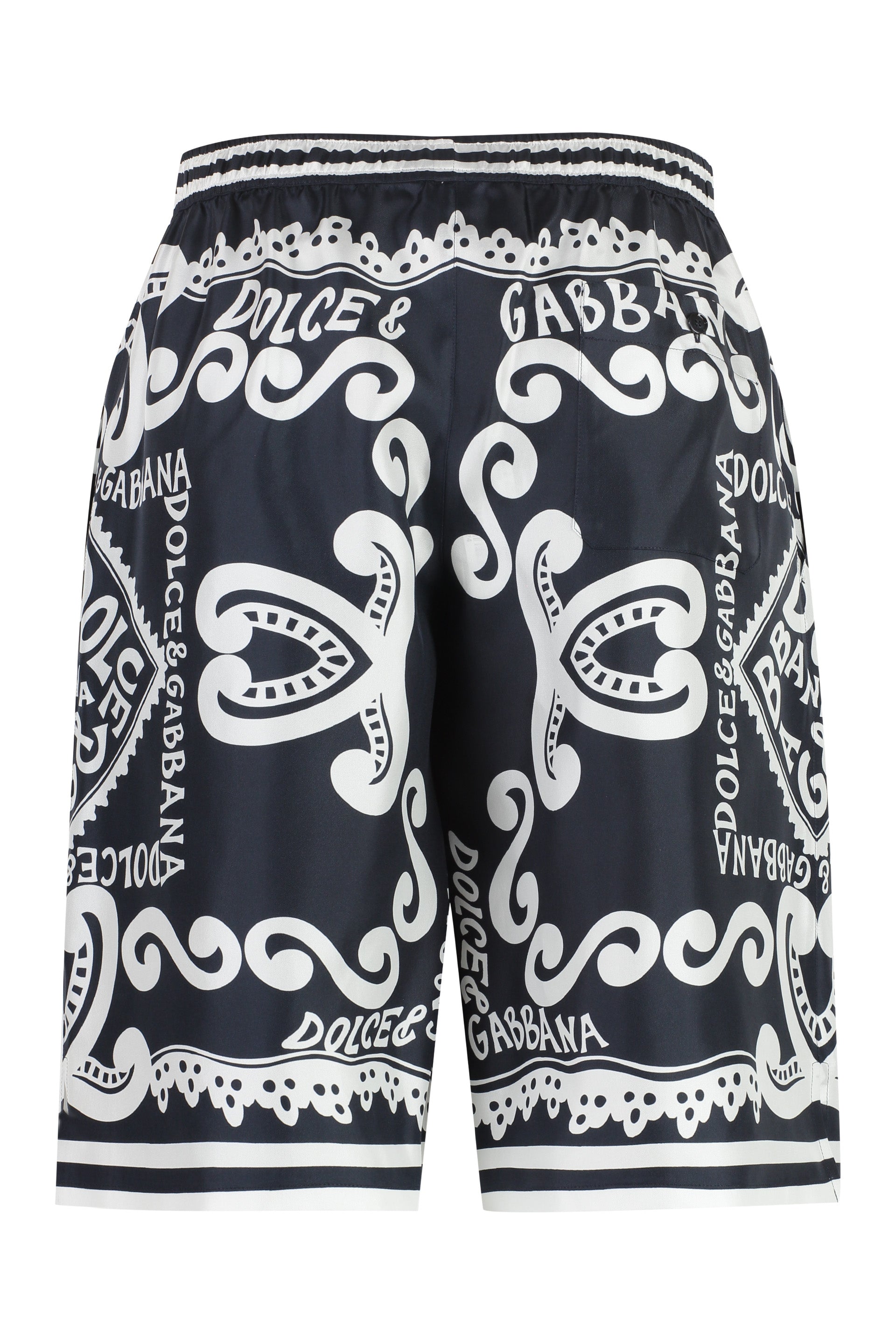 Printed bermuda shorts