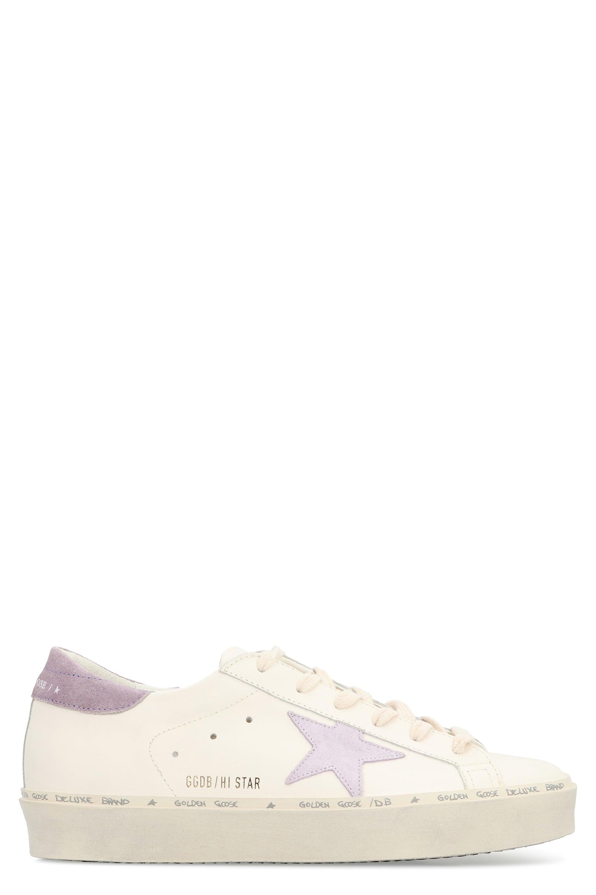 Hi Star leather platform sneakers