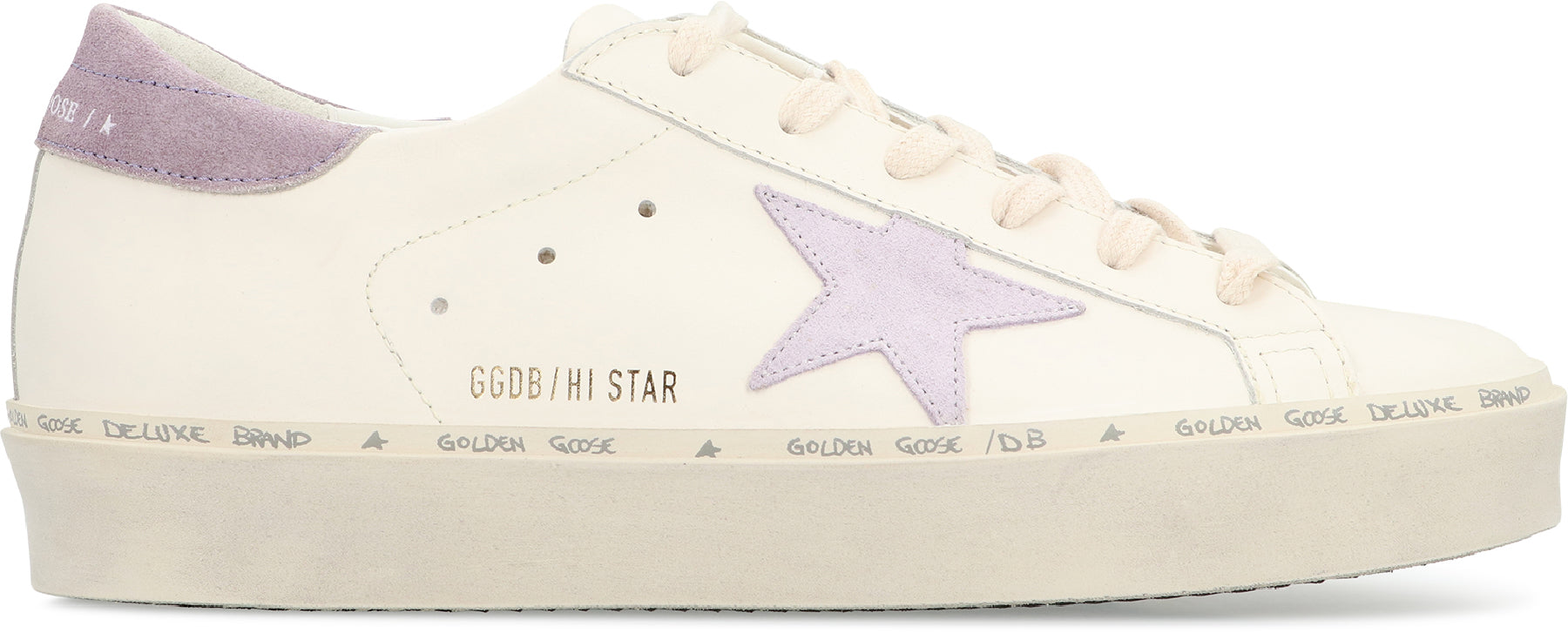 Hi Star leather platform sneakers