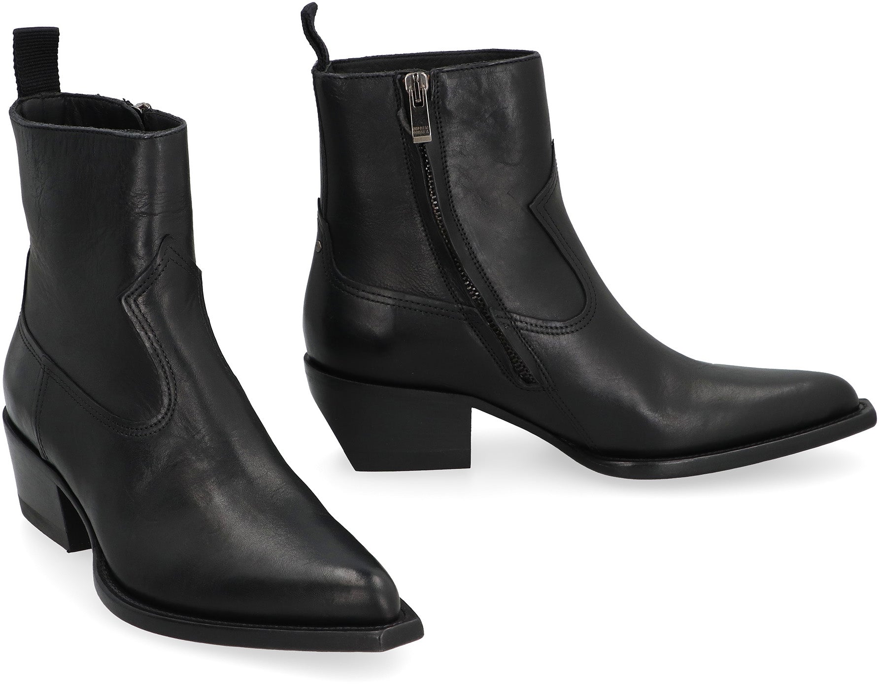 Debbie Leather ankle boots