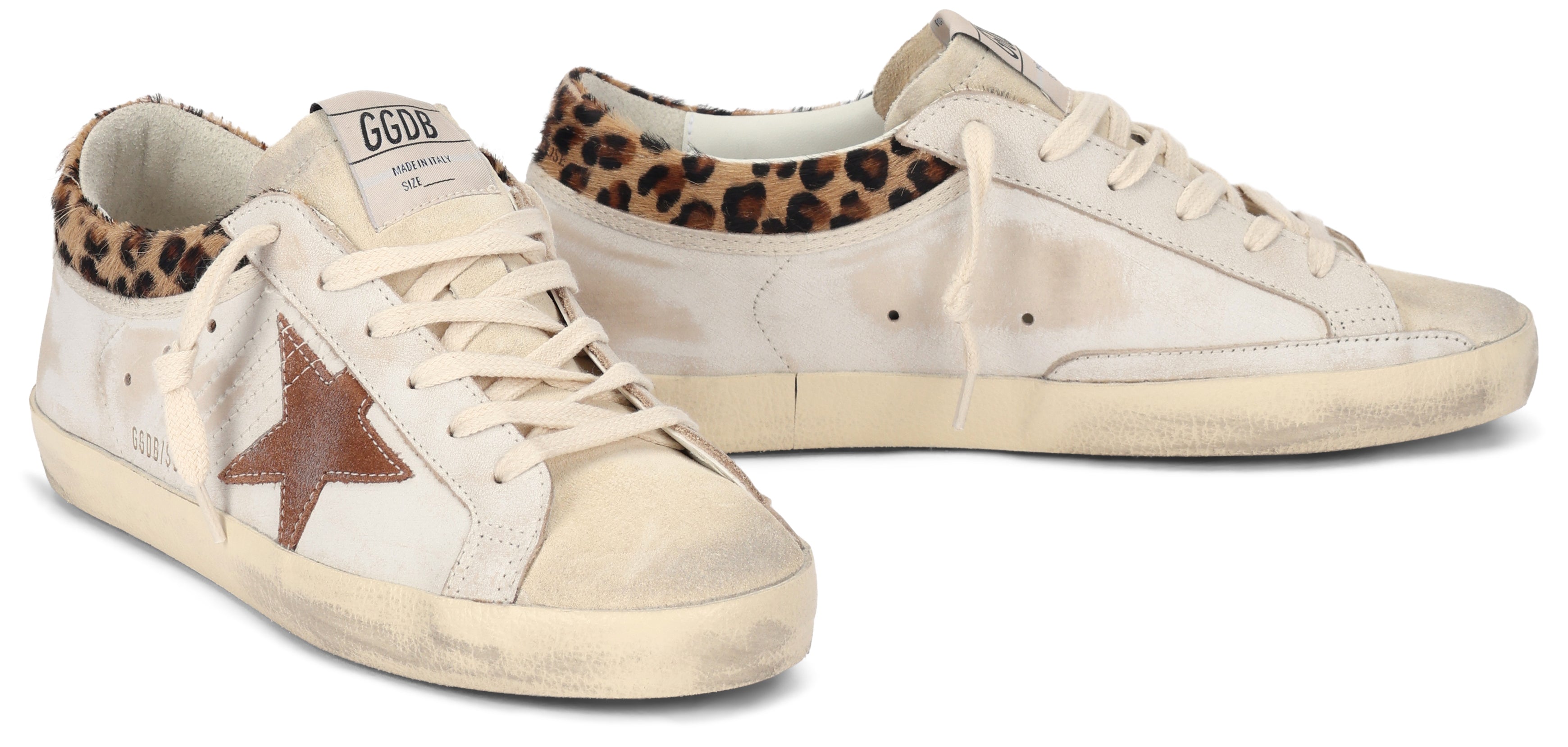 Sneaker Super-Star with pony hair finishes