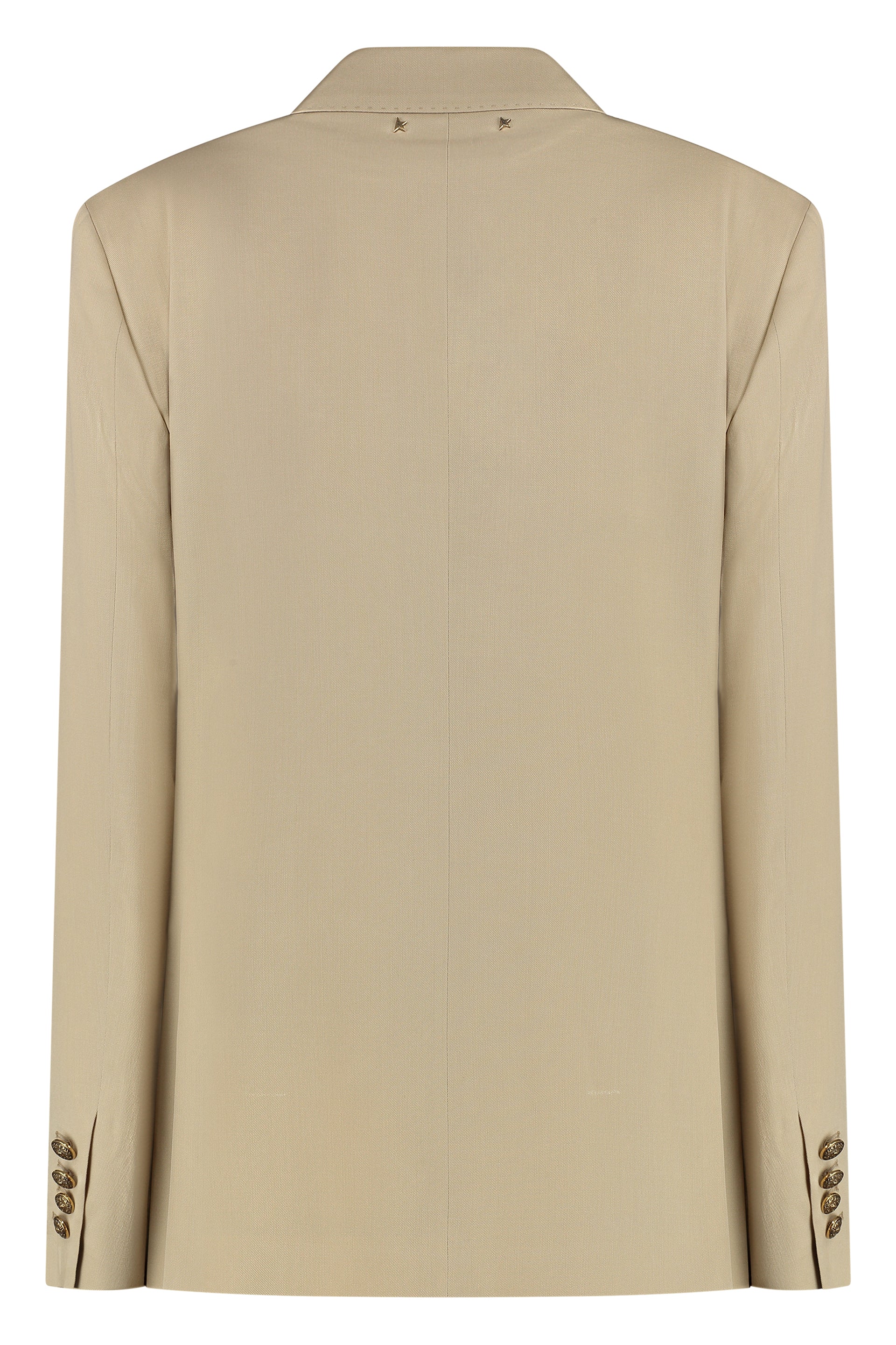 Double-breasted virgin wool jacket