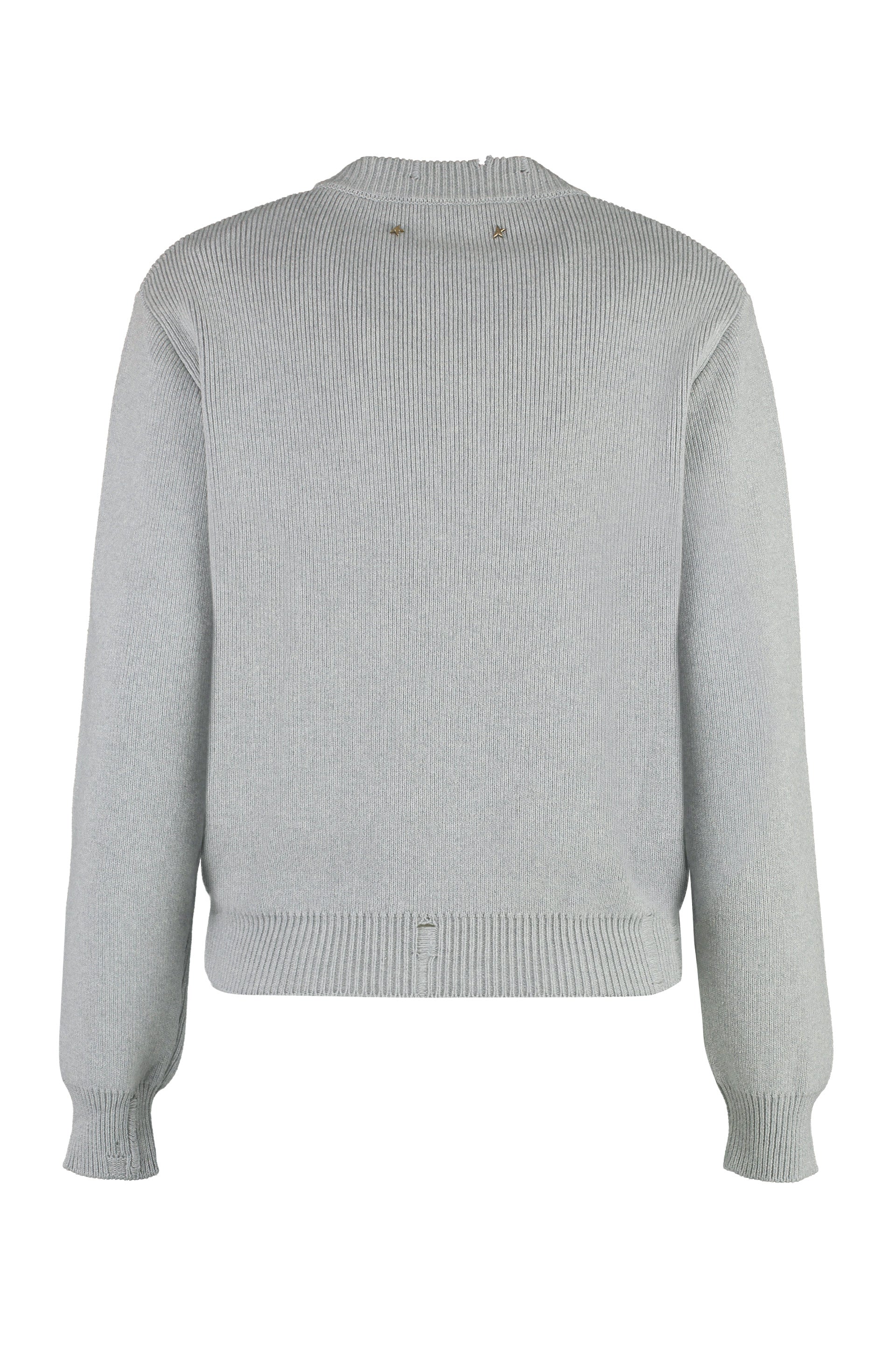 Cotton crew-neck sweater