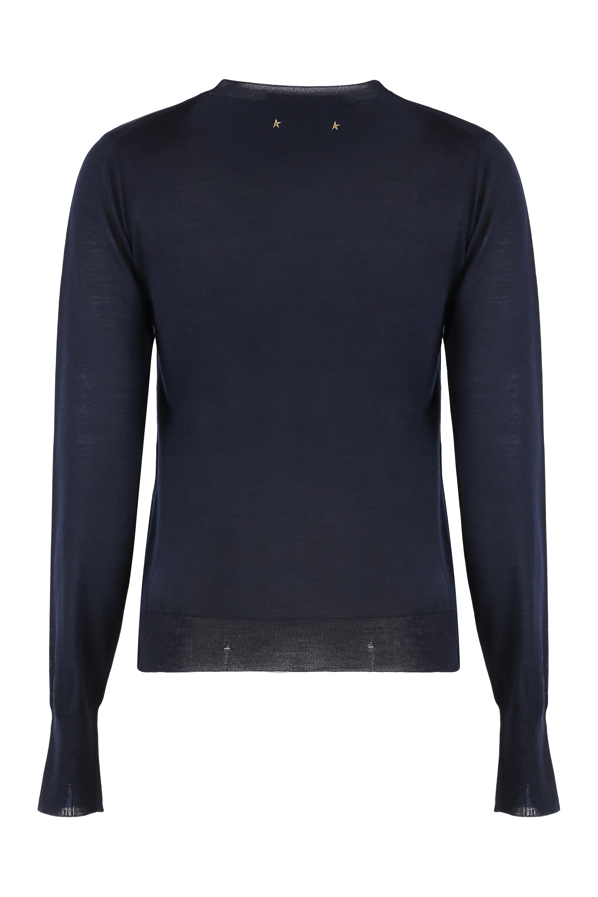 Sweater with round neck in wool